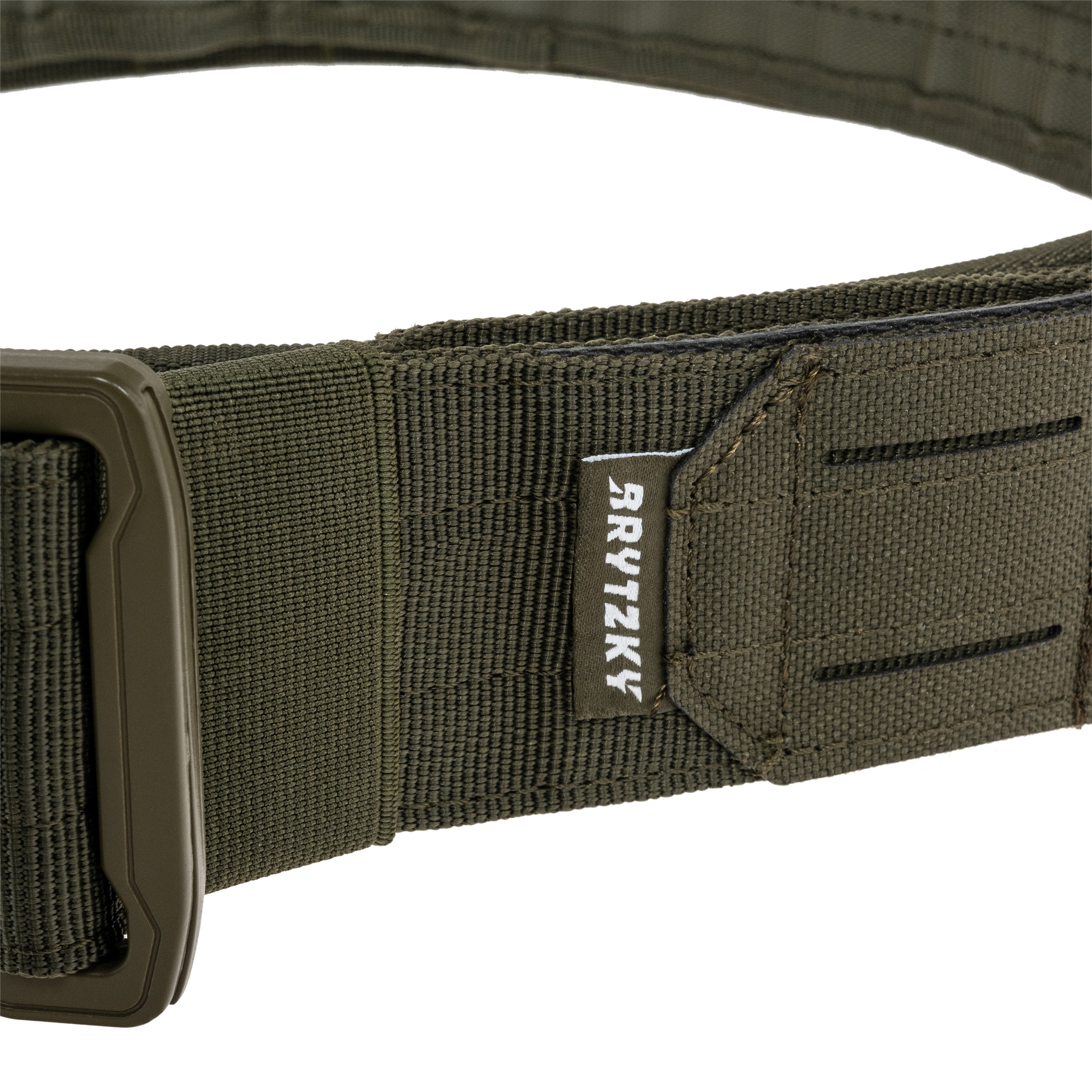 Brytzky Tactical MOLLE Laser Cut -taktinen vyö sisävyöllä - Olive