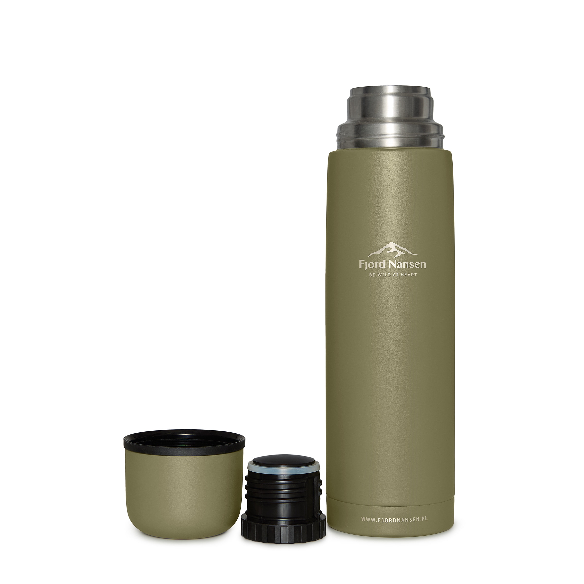 Fjord Nansen Honer Termospullo 700 ml - Olive Drab