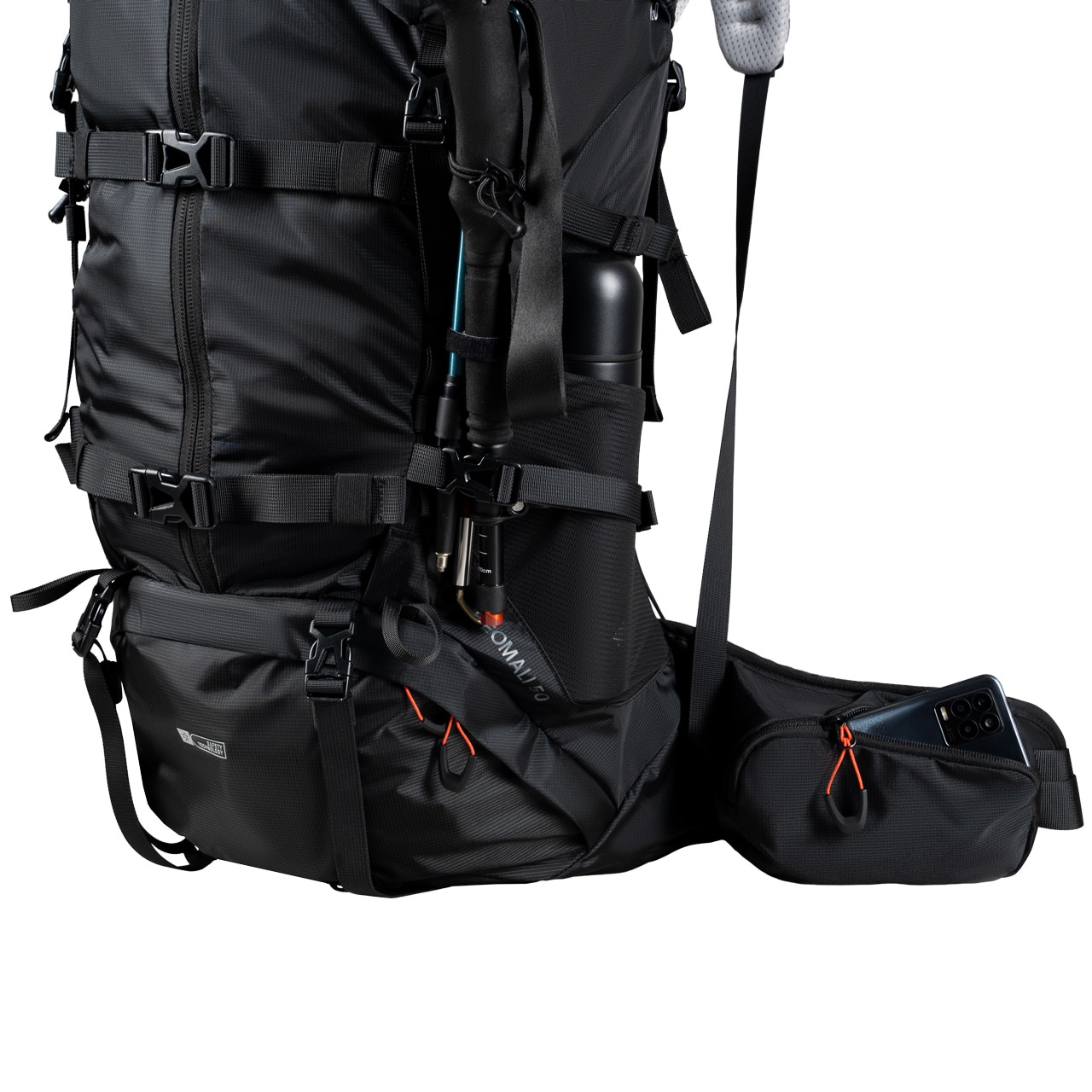 Alpinus Deomali 50 l Reppu - Black
