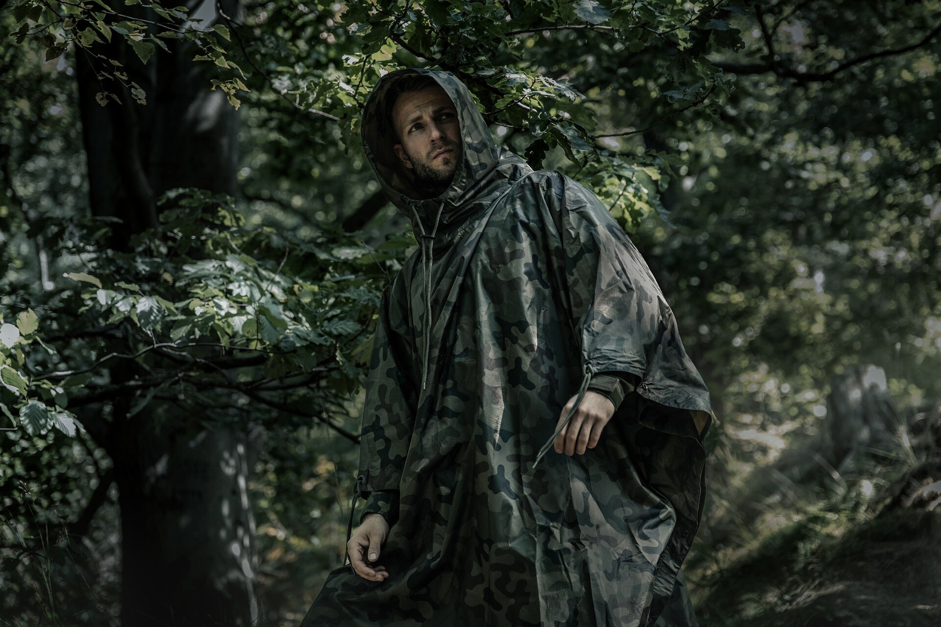Mil-Tec US Rip-Stop Poncho - wz.93 Pantera PL Woodland