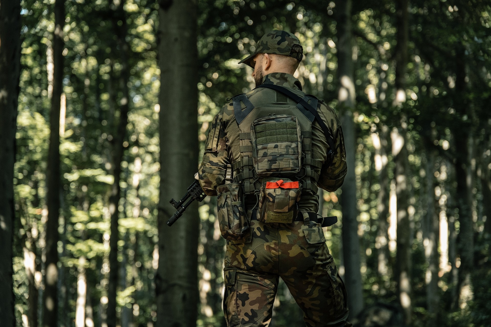 Mil-Tec Cargo-tasku suuri - wz.93 Pantera PL Woodland