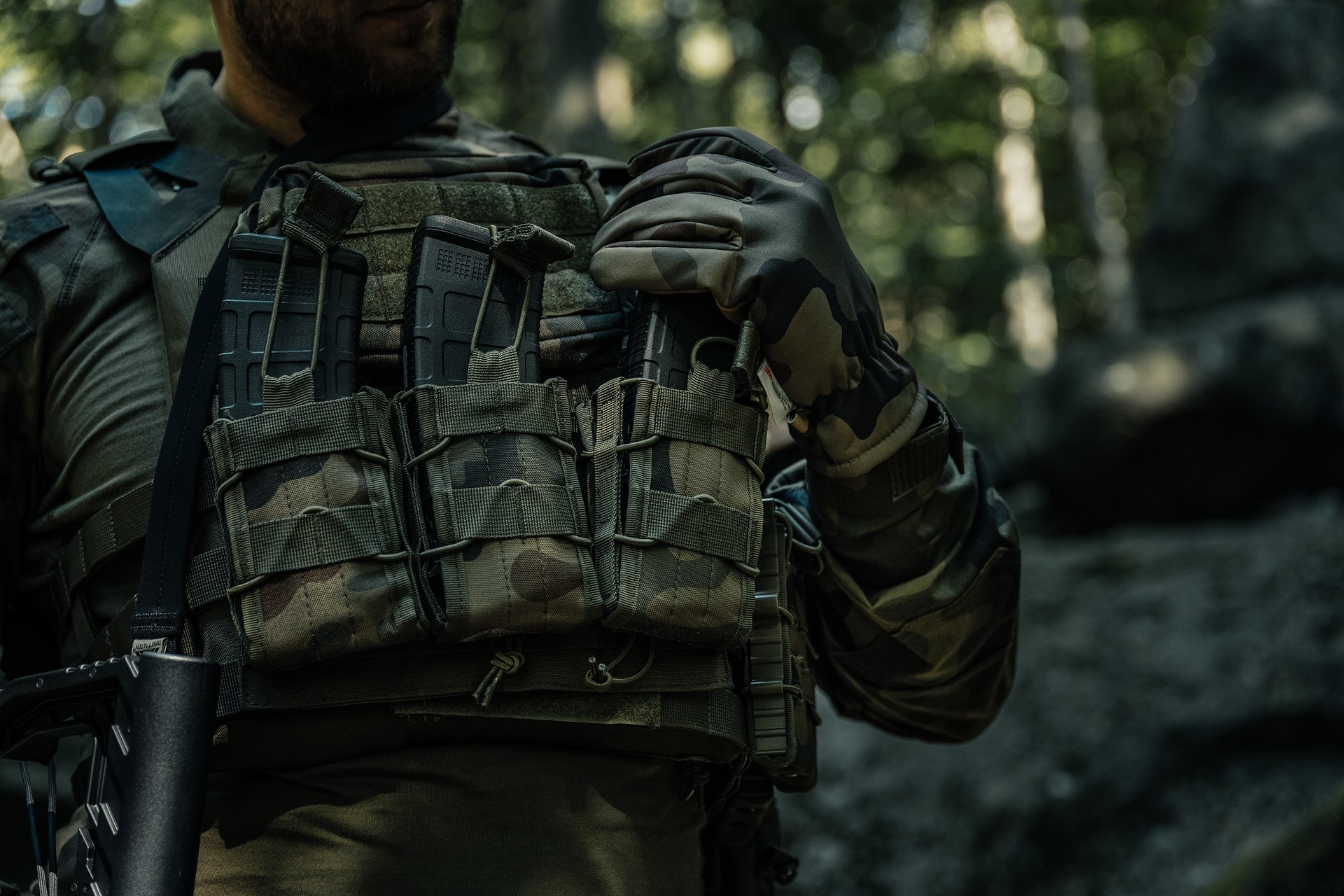 Mil-Tec Yksittäinen Lippastasku magasiinille - wz.93 Pantera PL Woodland