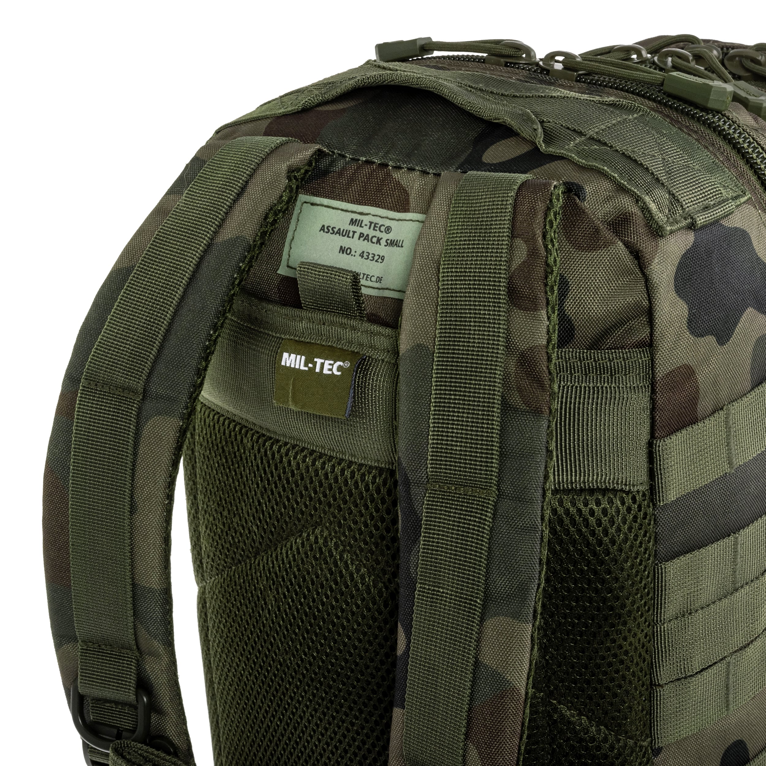 Mil-Tec Assault Pack Small 20 l Reppu - wz.93 Pantera PL Woodland