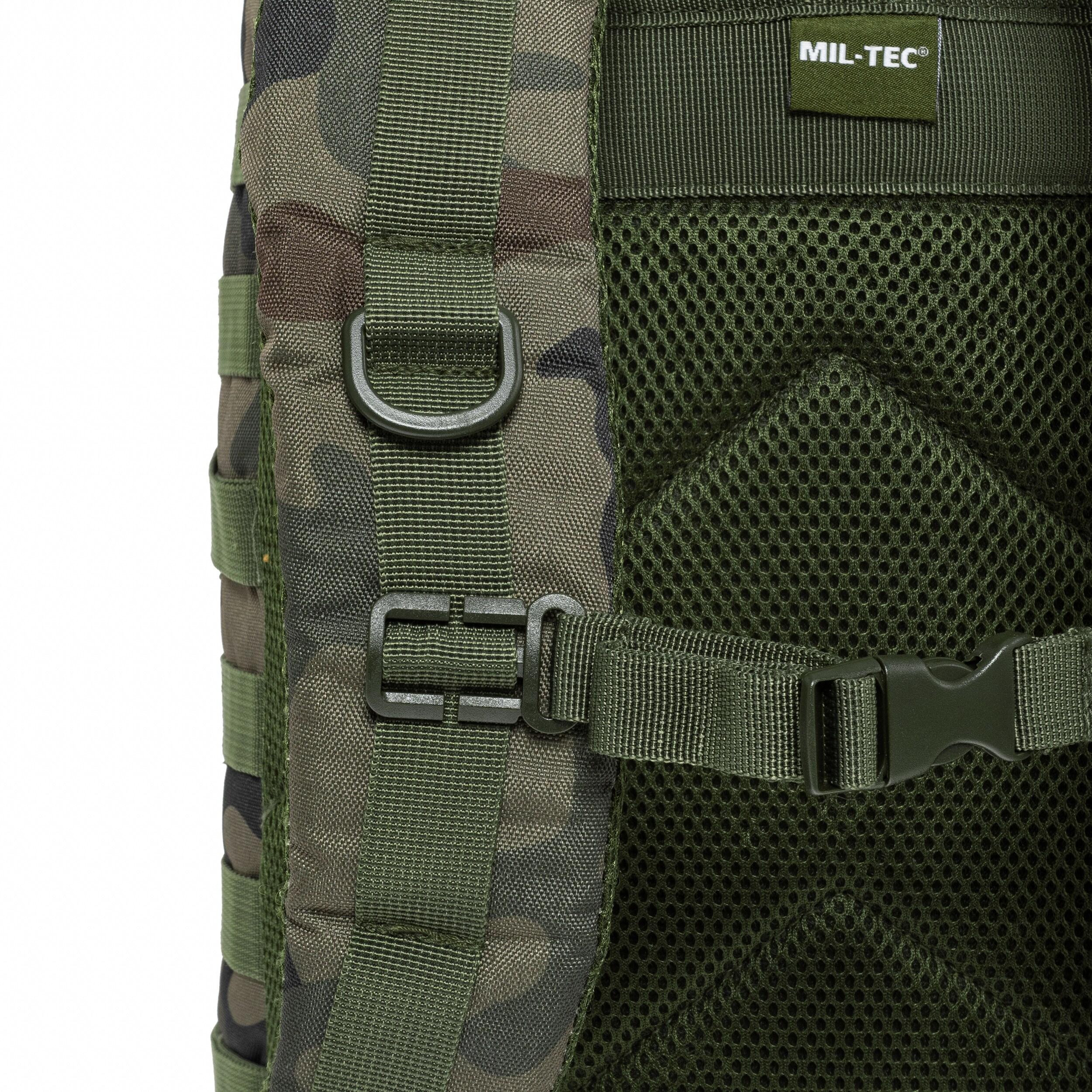 Mil-Tec Assault Pack Large 36 l Reppu - wz.93 Pantera PL Woodland