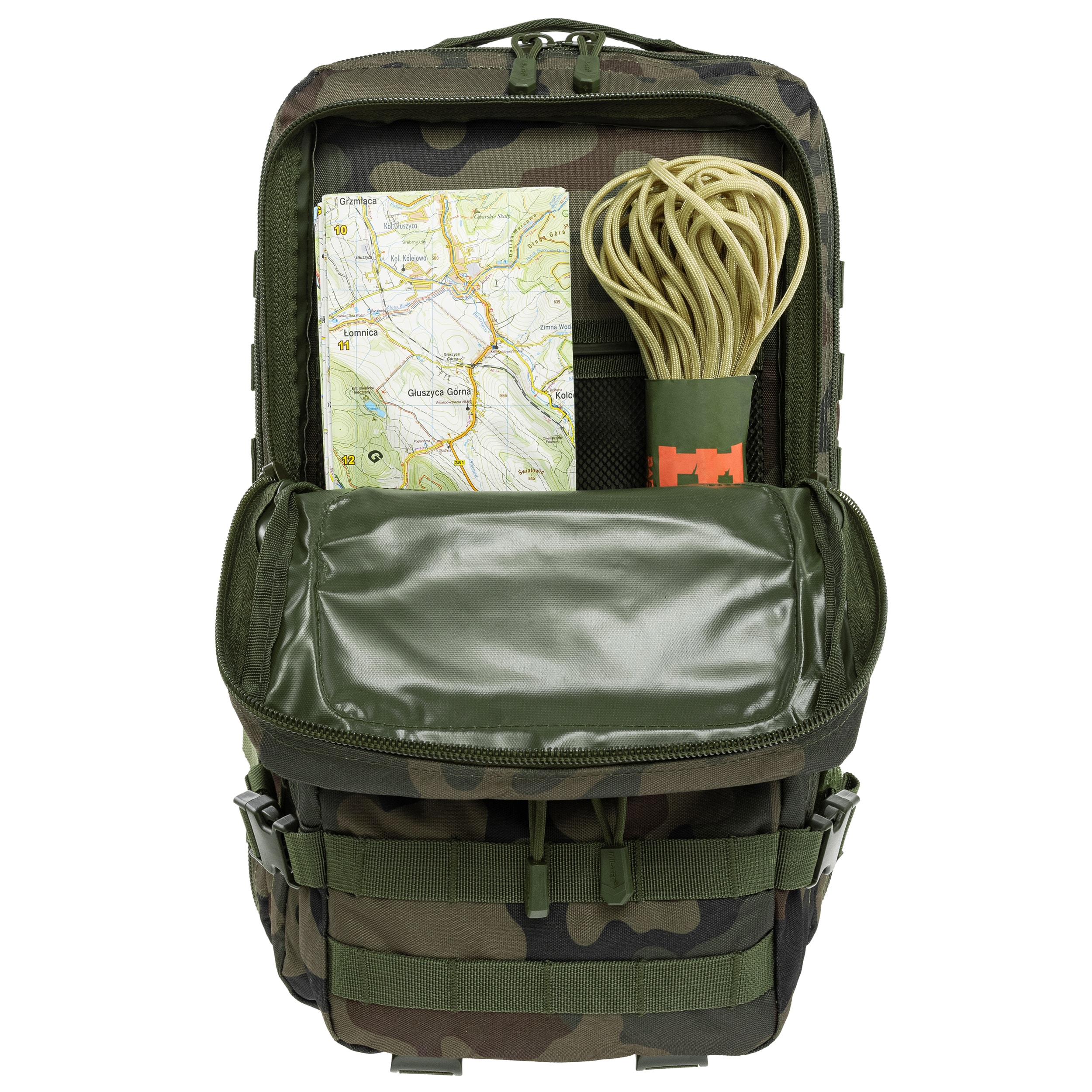Mil-Tec Assault Pack Large 36 l Reppu - wz.93 Pantera PL Woodland