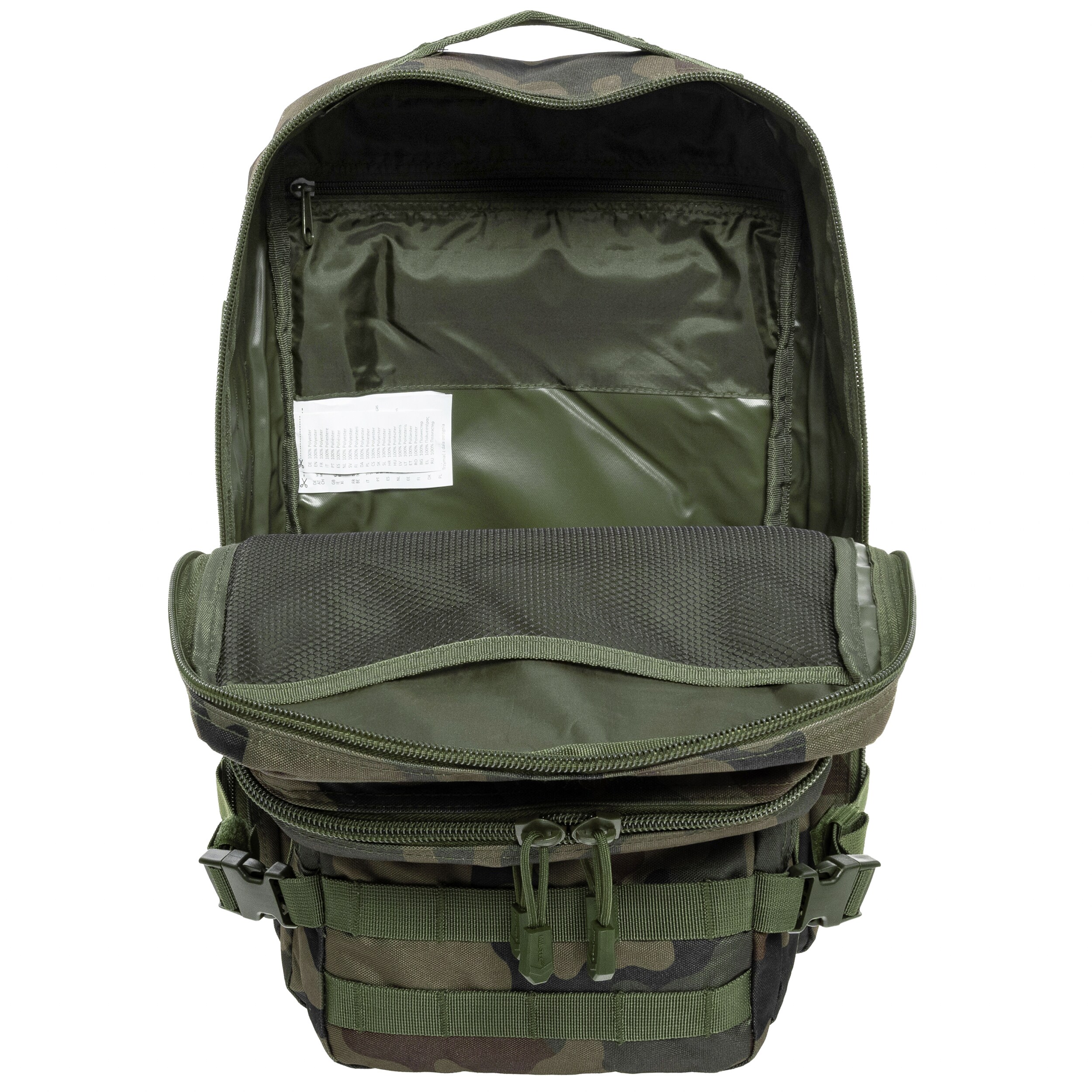 Mil-Tec Assault Pack Large 36 l Reppu - wz.93 Pantera PL Woodland