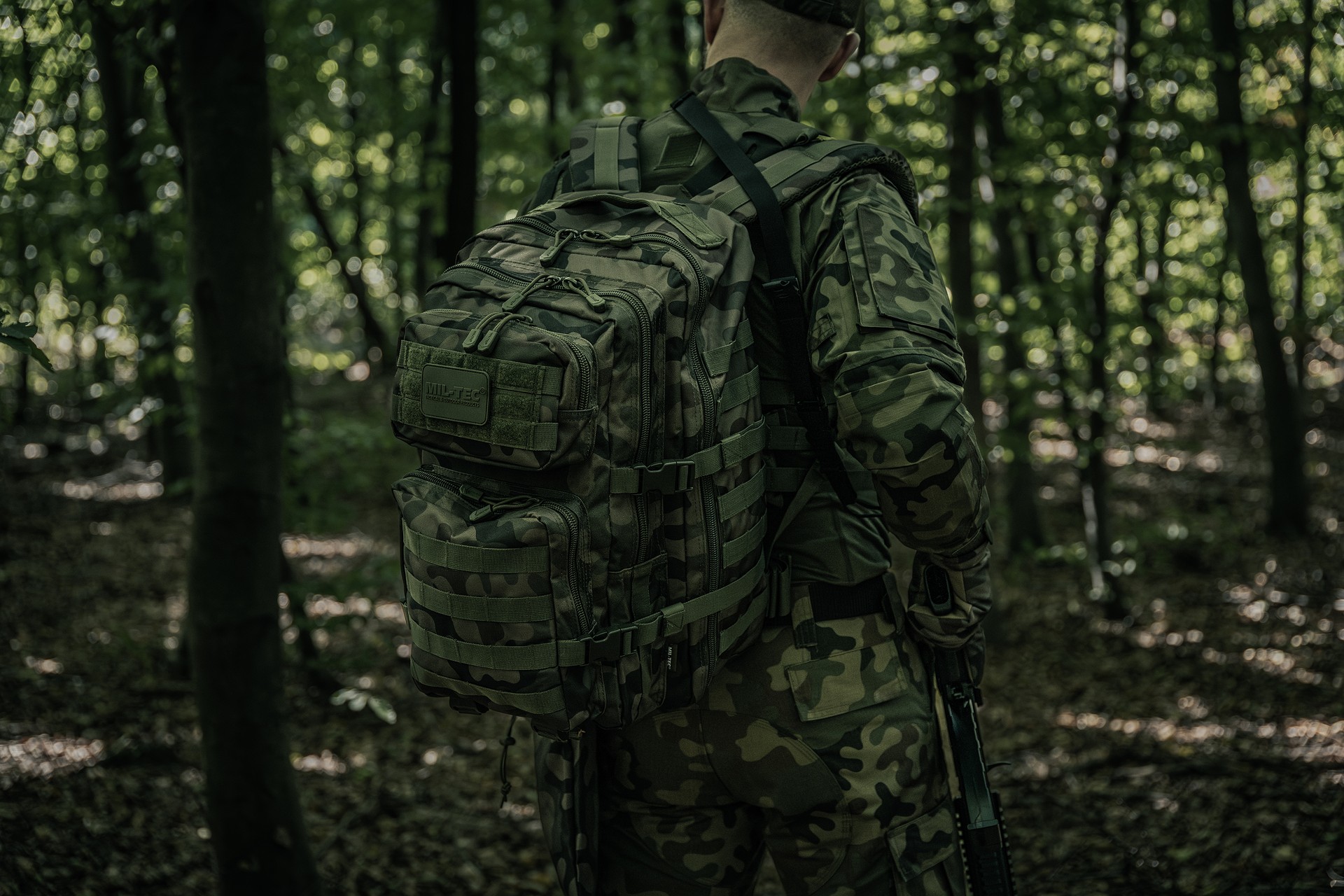 Mil-Tec Assault Pack Large 36 l Reppu - wz.93 Pantera PL Woodland