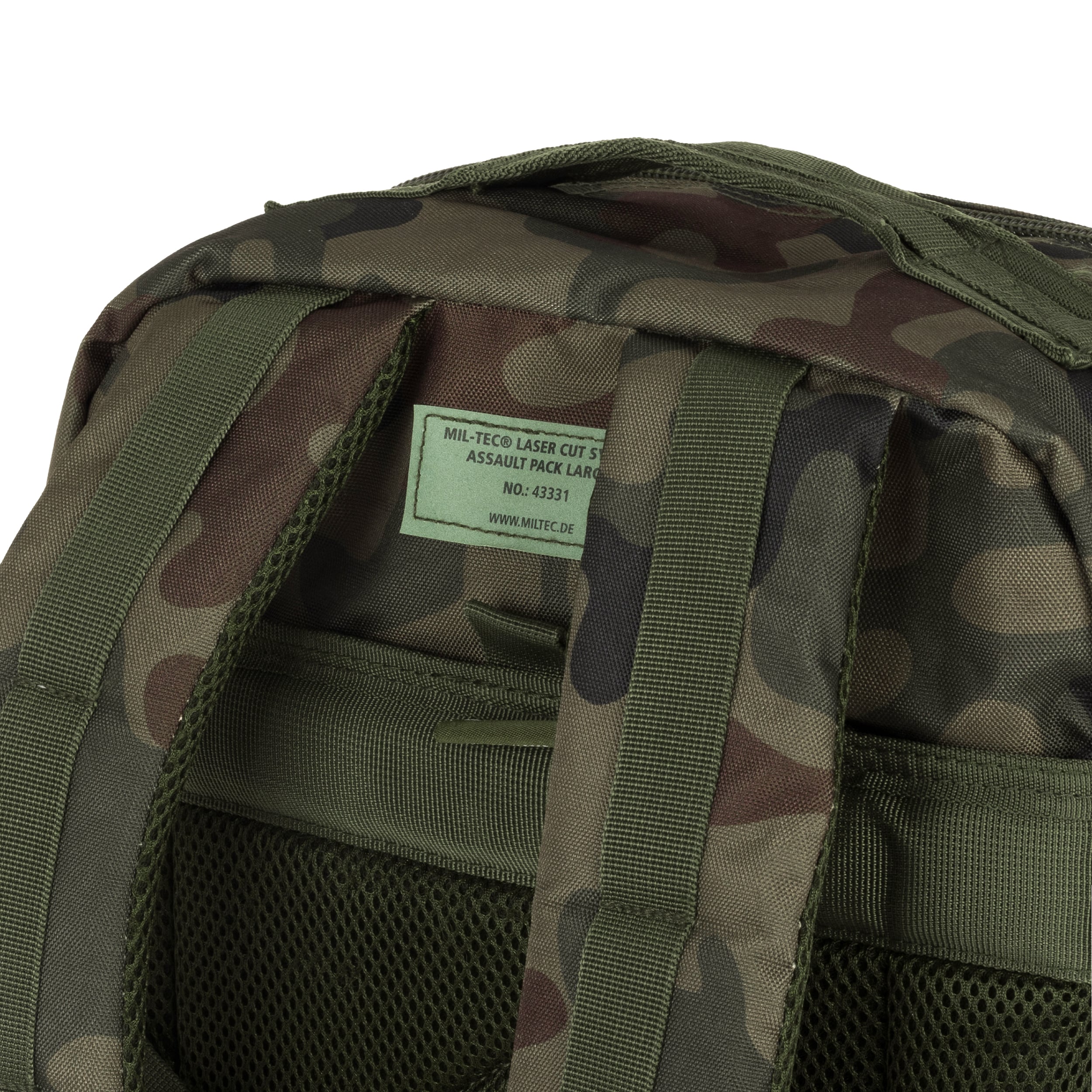 Mil-Tec Assault Pack Laser Cut Large 36 l Reppu - wz.93 Pantera PL Woodland