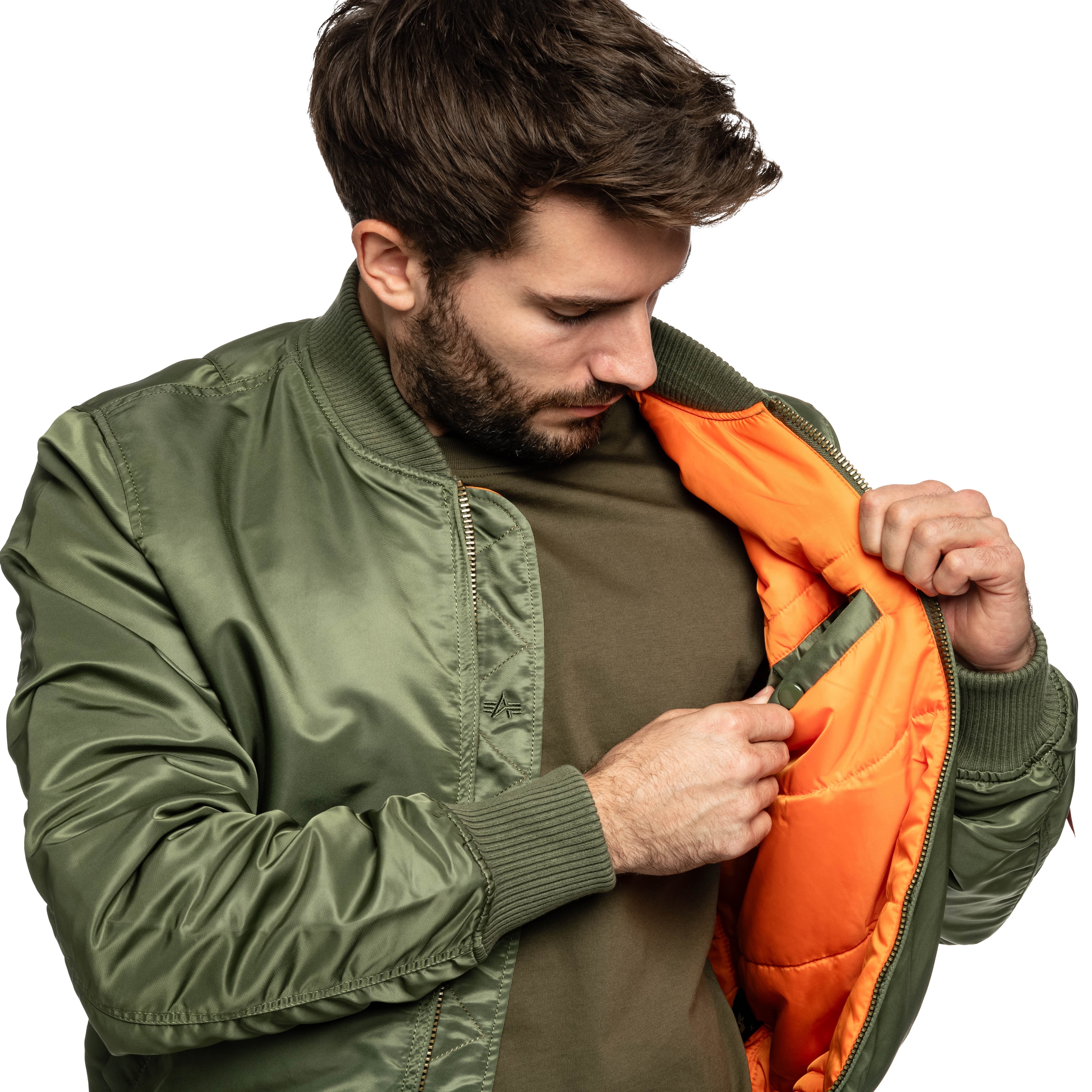 Alpha Industries MA-1 Vintage 59 VF Fitted Takki - Sage Green