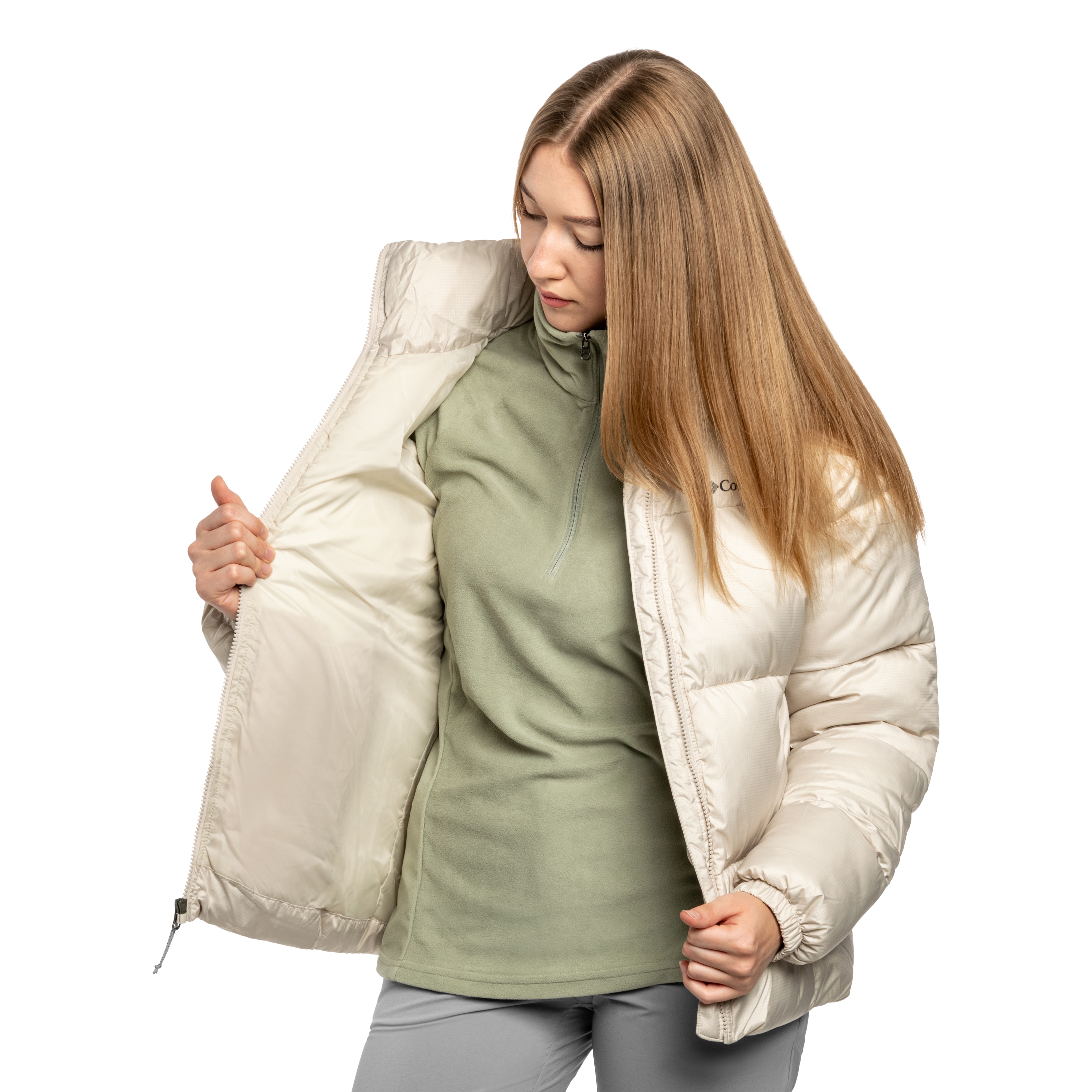 Columbia Puffect II Full Zip Jacket Naisten Takki - Dark Stone