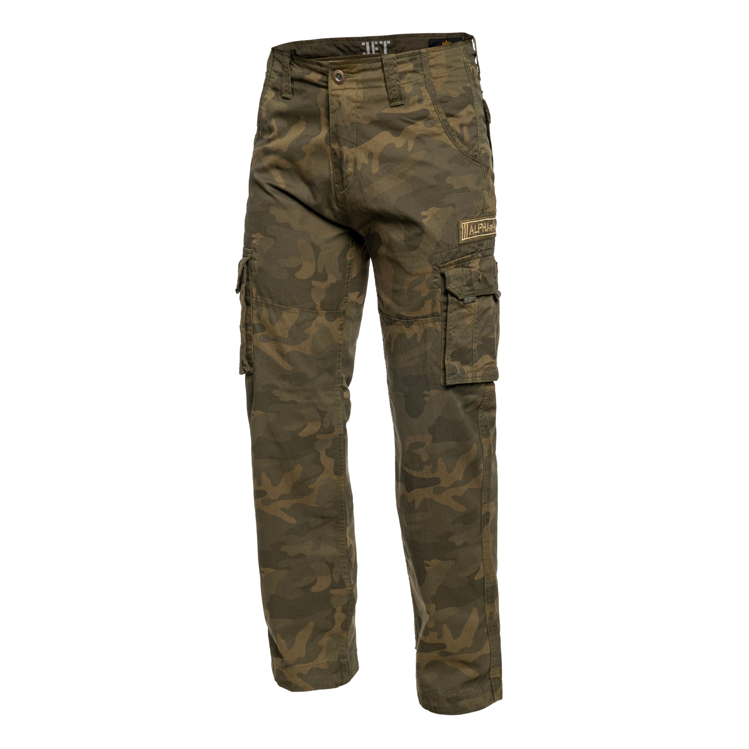 Alpha Industries Jet Pant Housut - Olive Camo