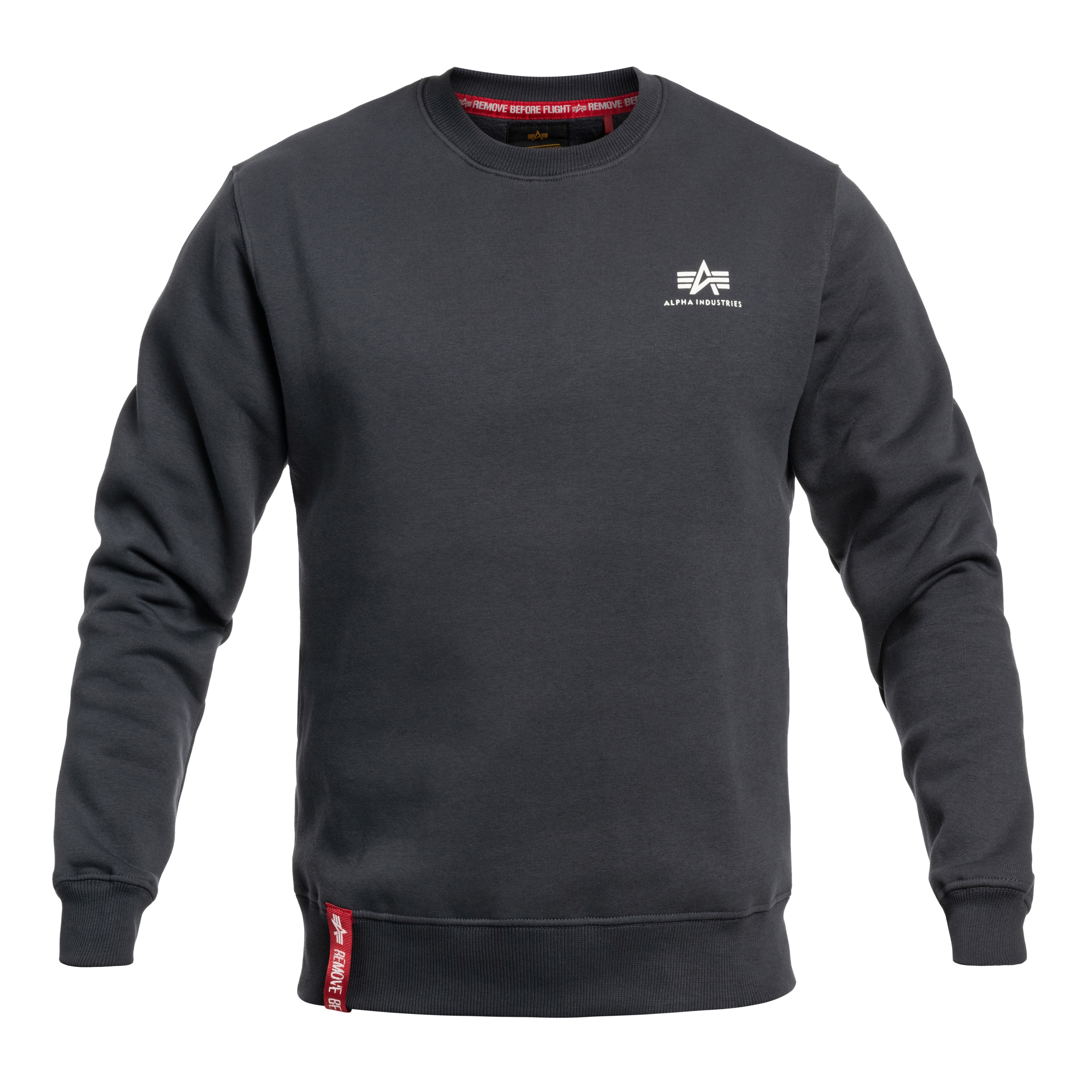 Alpha Industries Basic Sweater Small Logo Collegepaita - Navy