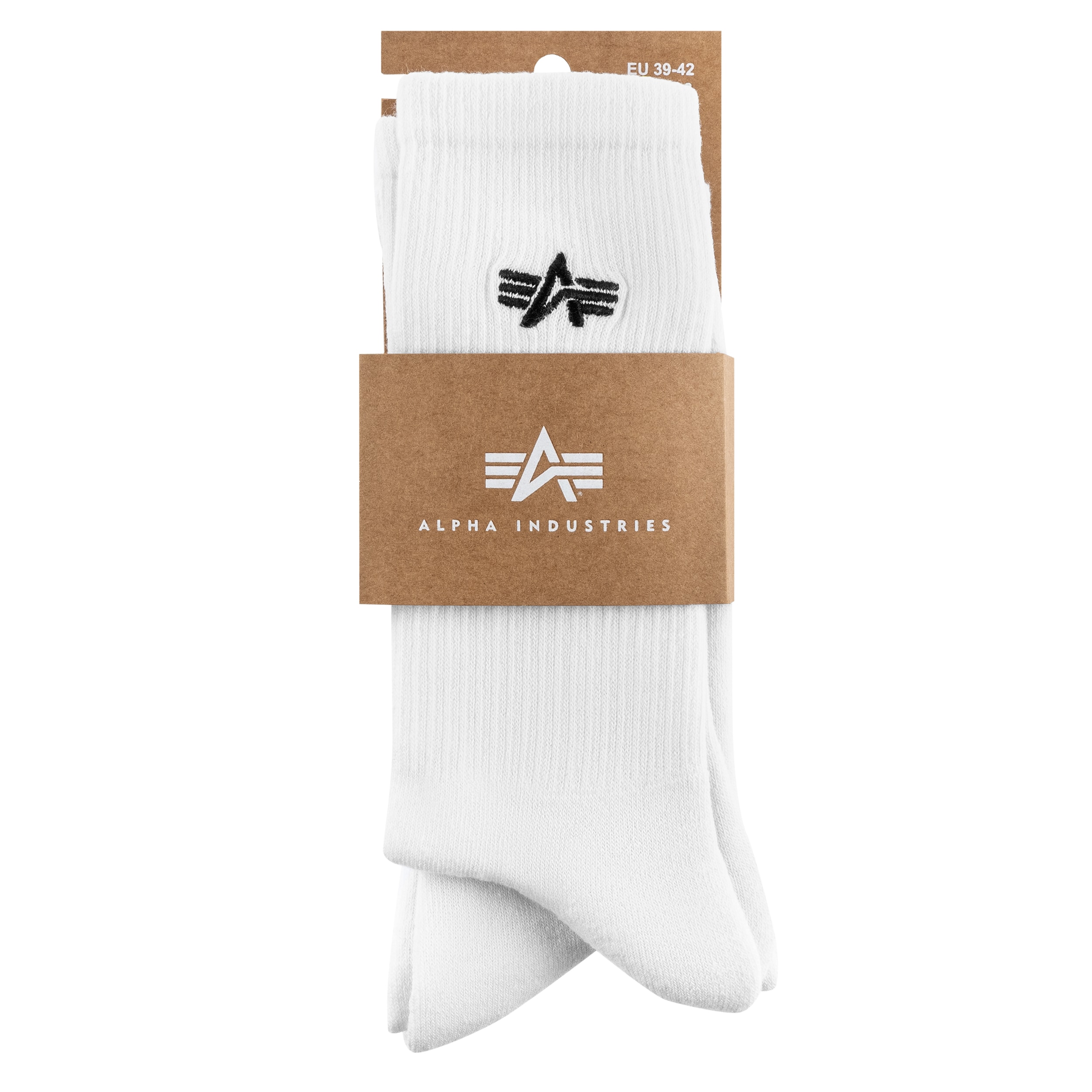 Alpha Industries Basic Socks Sukat 3 paria - White