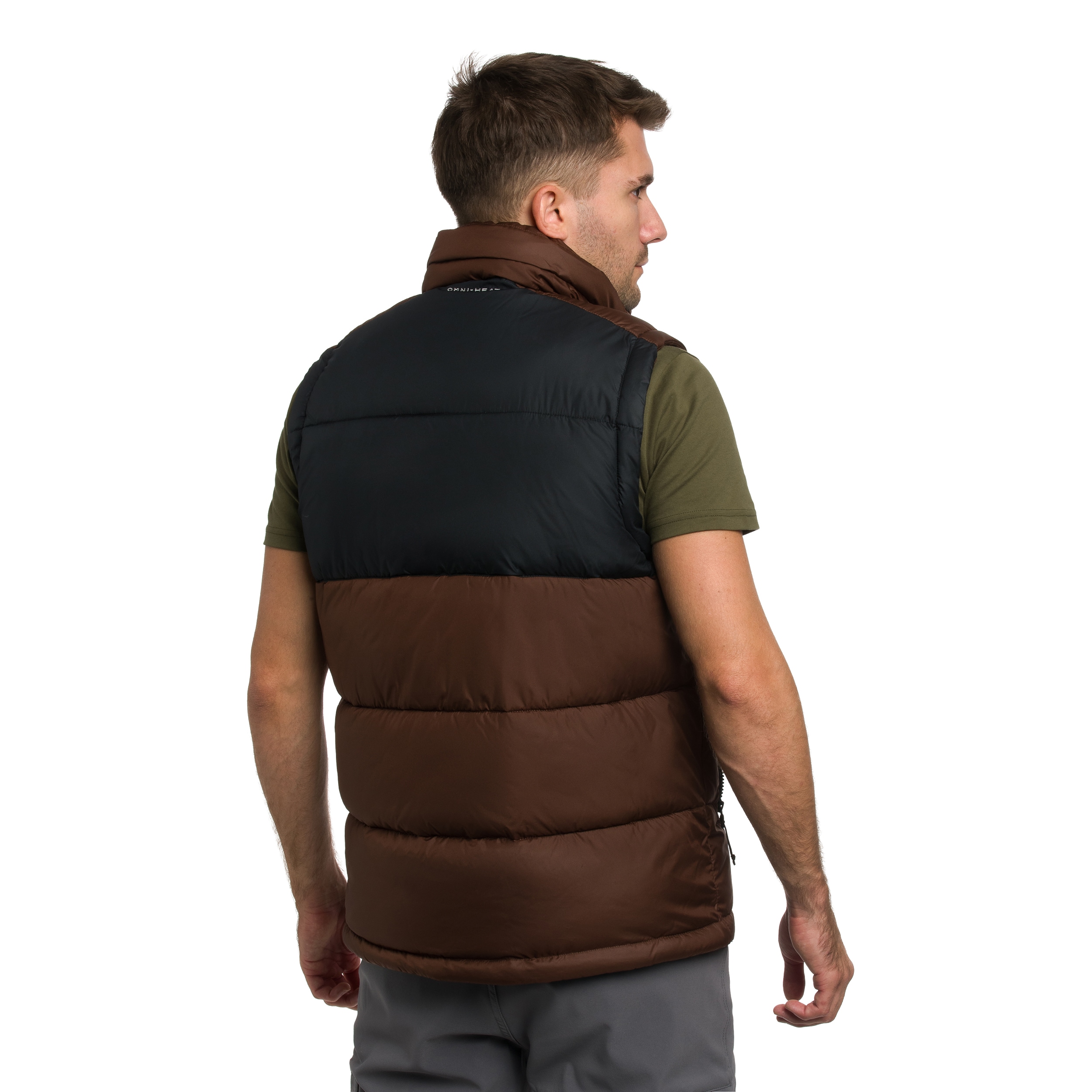 Columbia Pike Lake II Puffer Vest liivi - Tobacco/Black