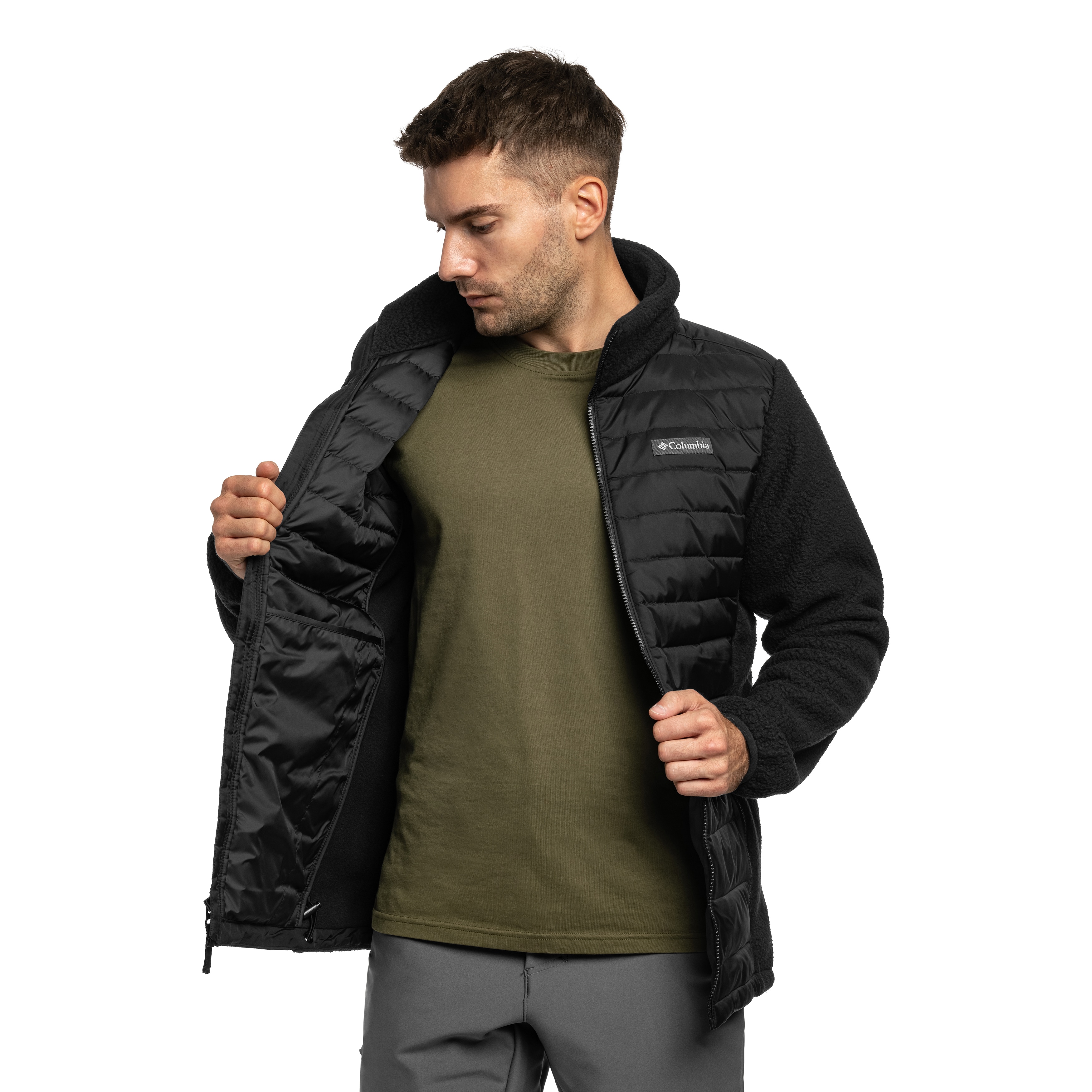Columbia Juniper Peak Hybrid Down Jacket Takki - Black