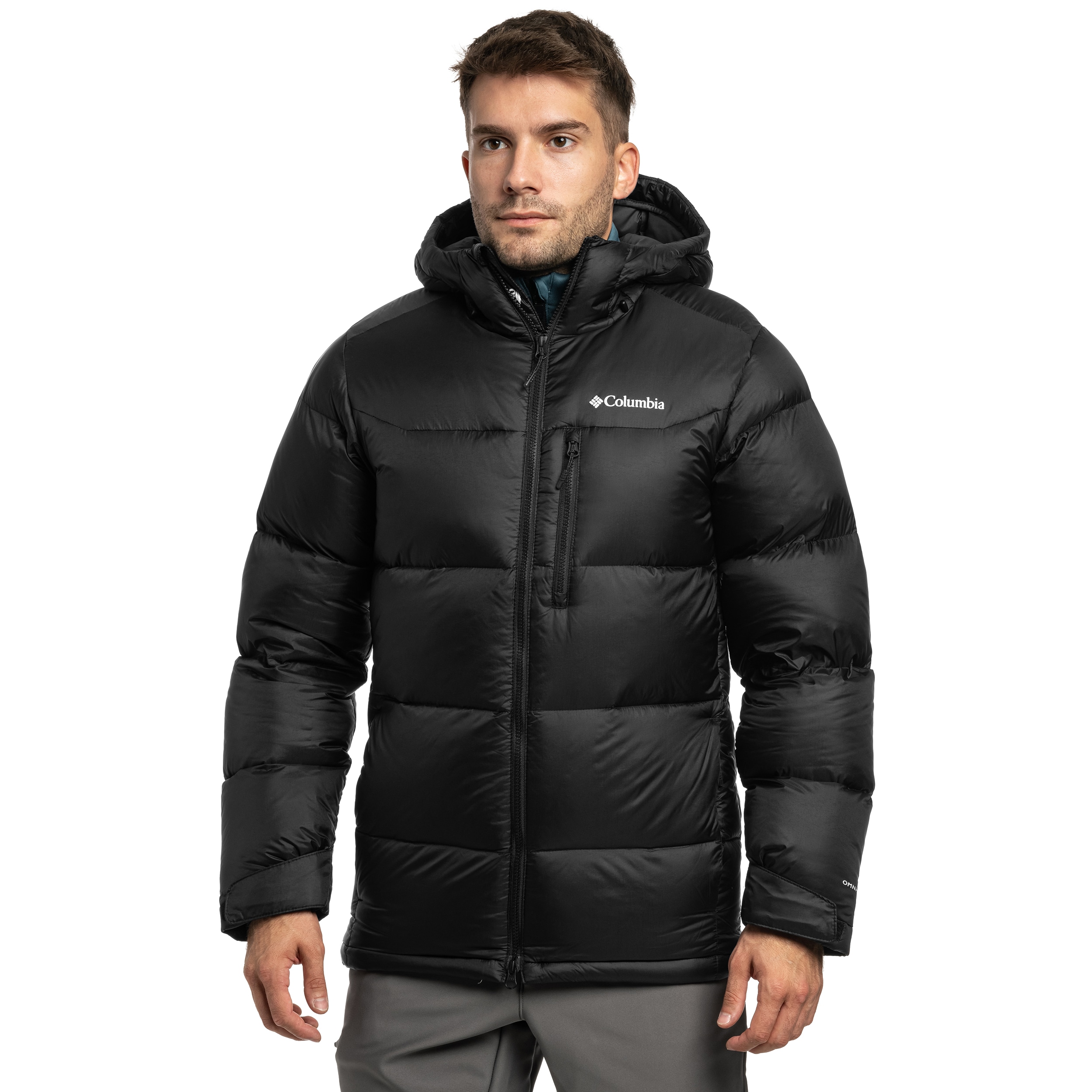 Columbia Cloudview Down Hooded Jacket Toppatakki - Black