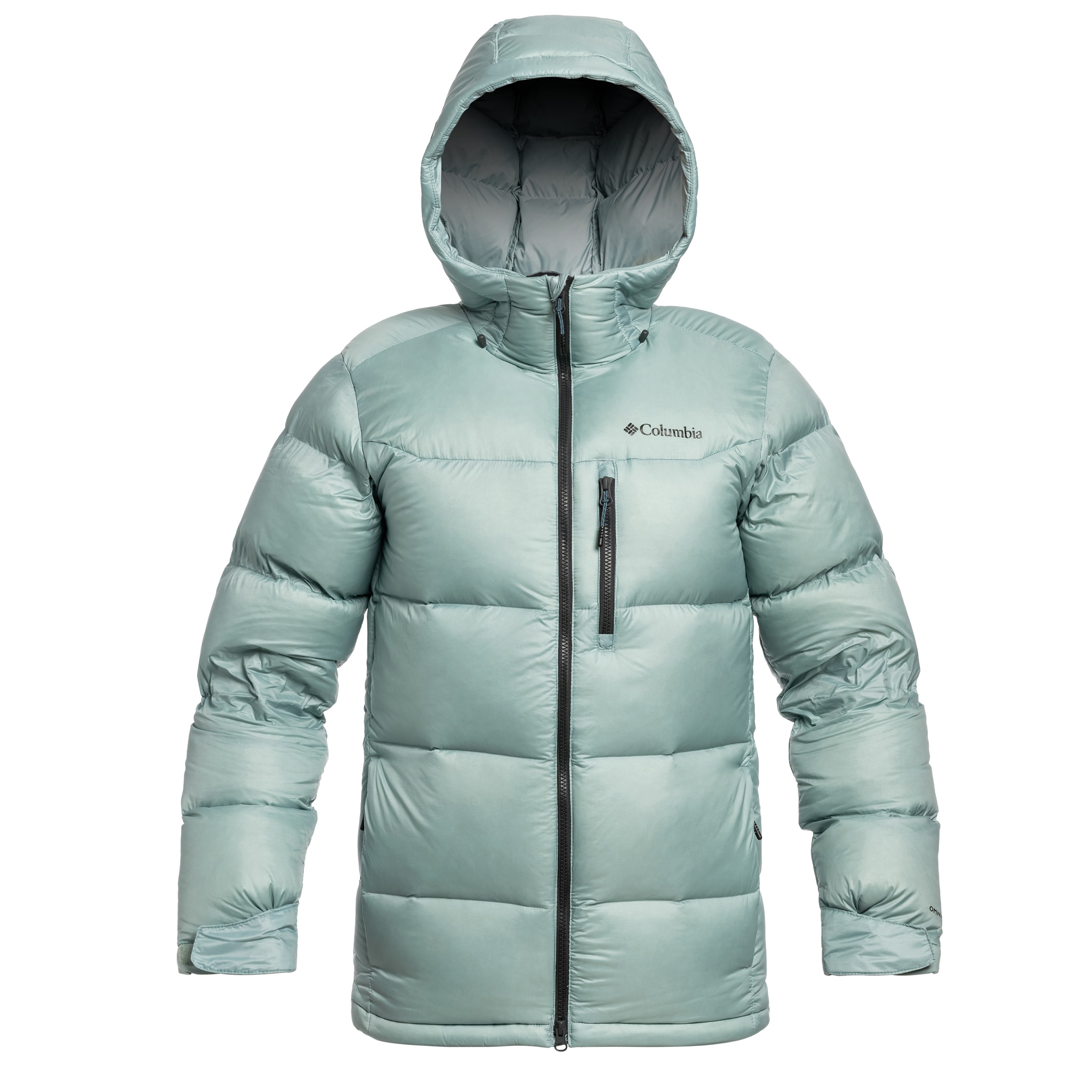 Columbia Cloudview Down Hooded Jacket Takkki - Crushed Blue