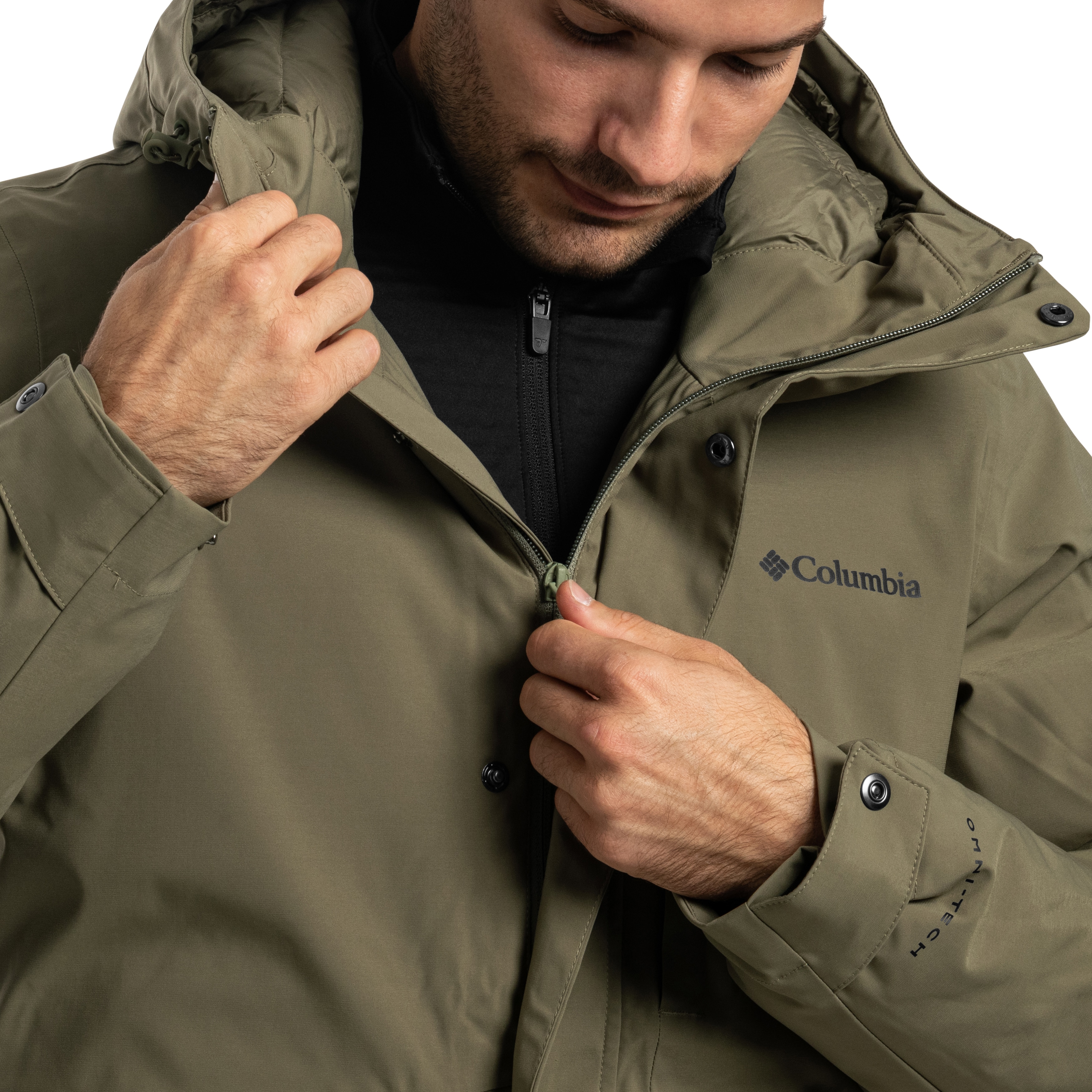 Columbia Street Heights Waterproof Down Parka Takki - Stone Green