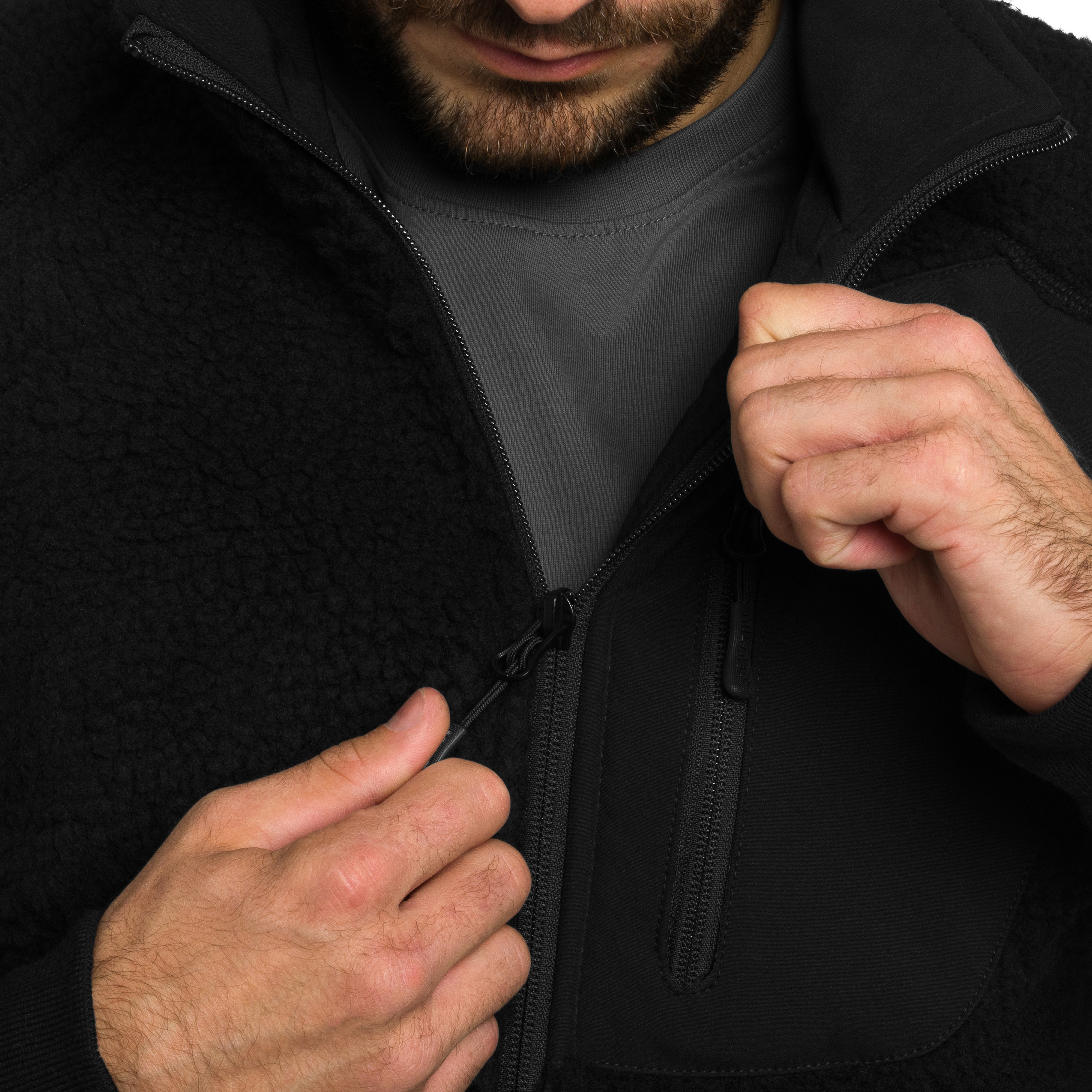 Mil-Tec Bearforce Cold Weather Teddy-Fleece - Black Polarfleece
