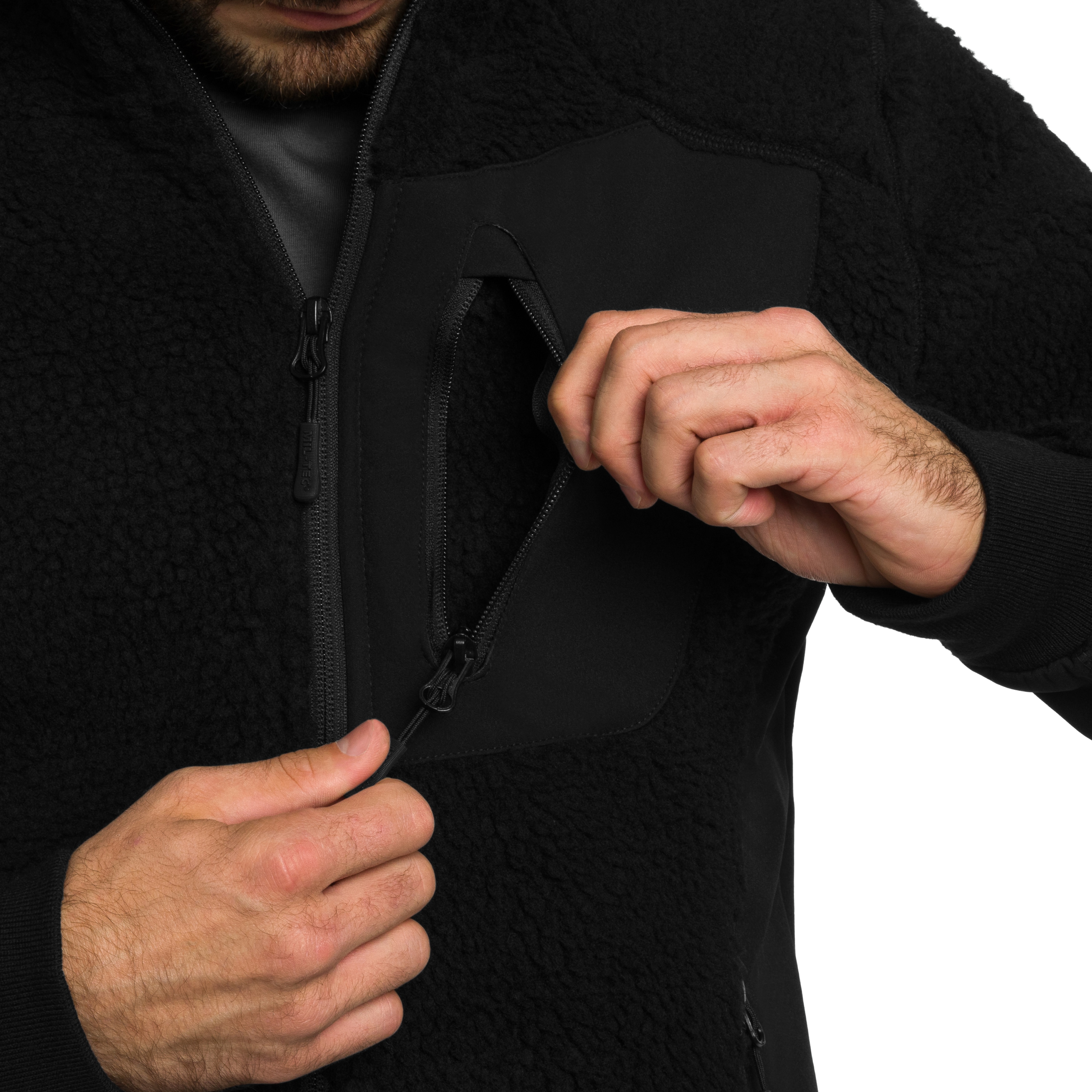 Mil-Tec Bearforce Cold Weather Teddy-Fleece - Black Polarfleece