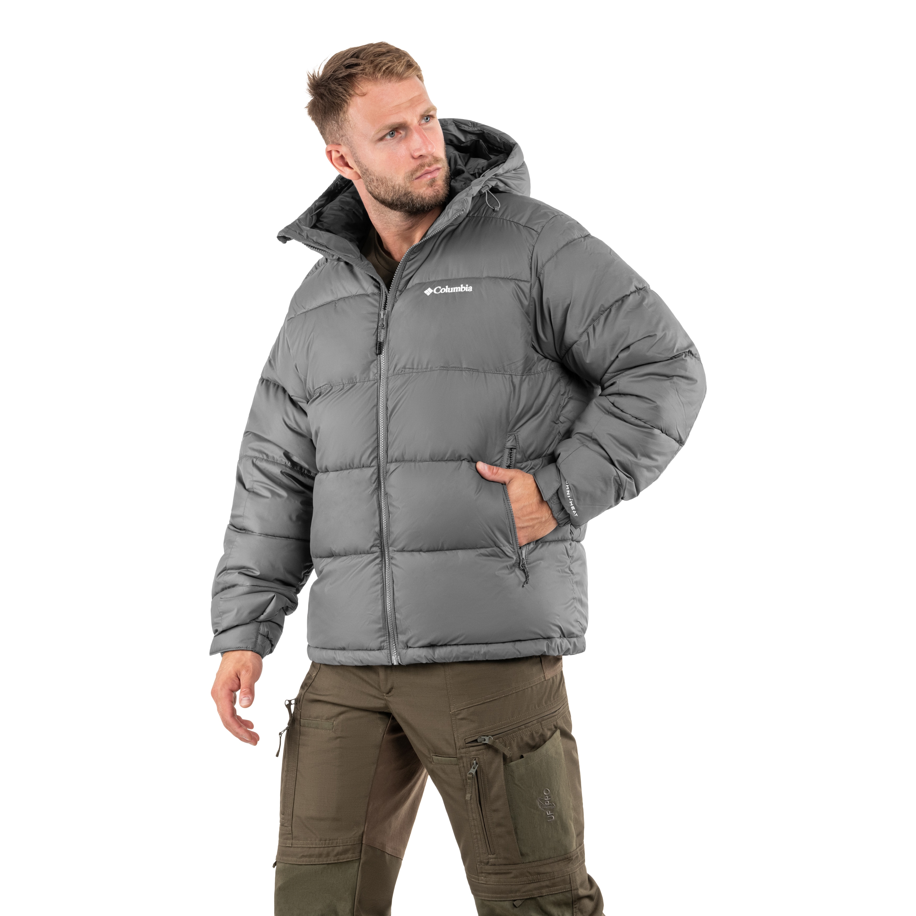 Columbia Pike Lake II Hooded Jacket v25 Takki - City Grey