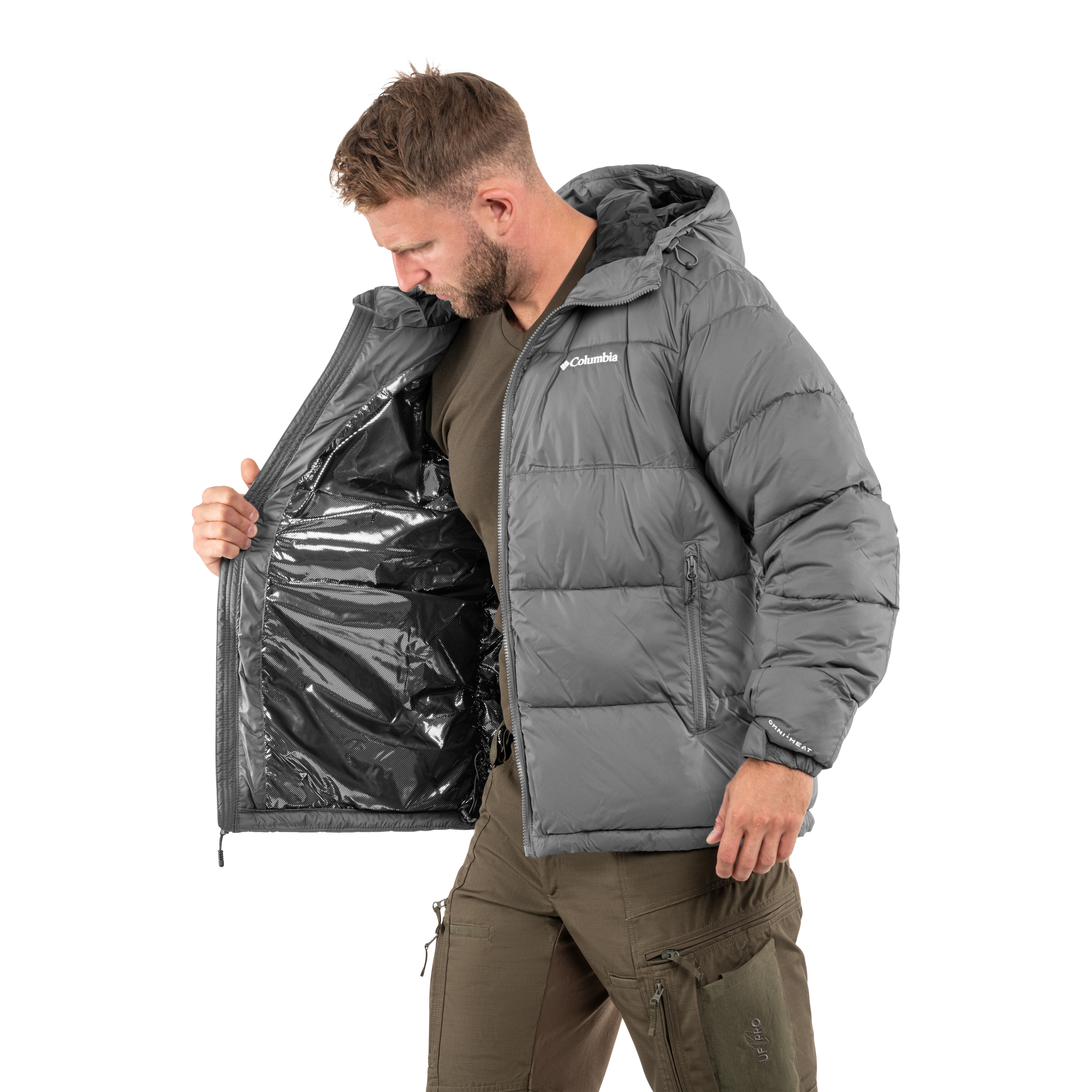 Columbia Pike Lake II Hooded Jacket v25 Takki - City Grey