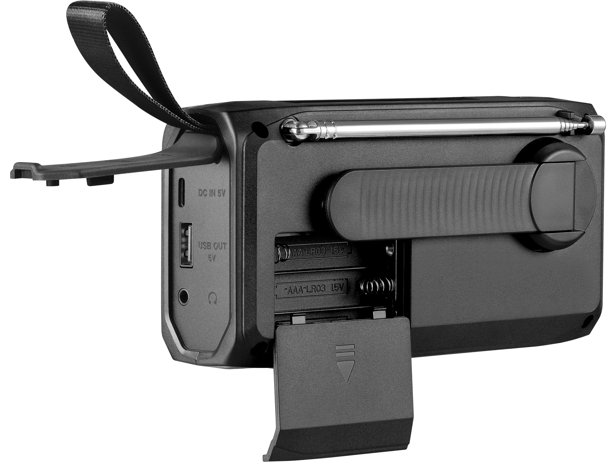 Sandberg Survivor All-in-1 4500 FM/DAB Kammella Radio-taskulamppu Powerbank-toiminnolla