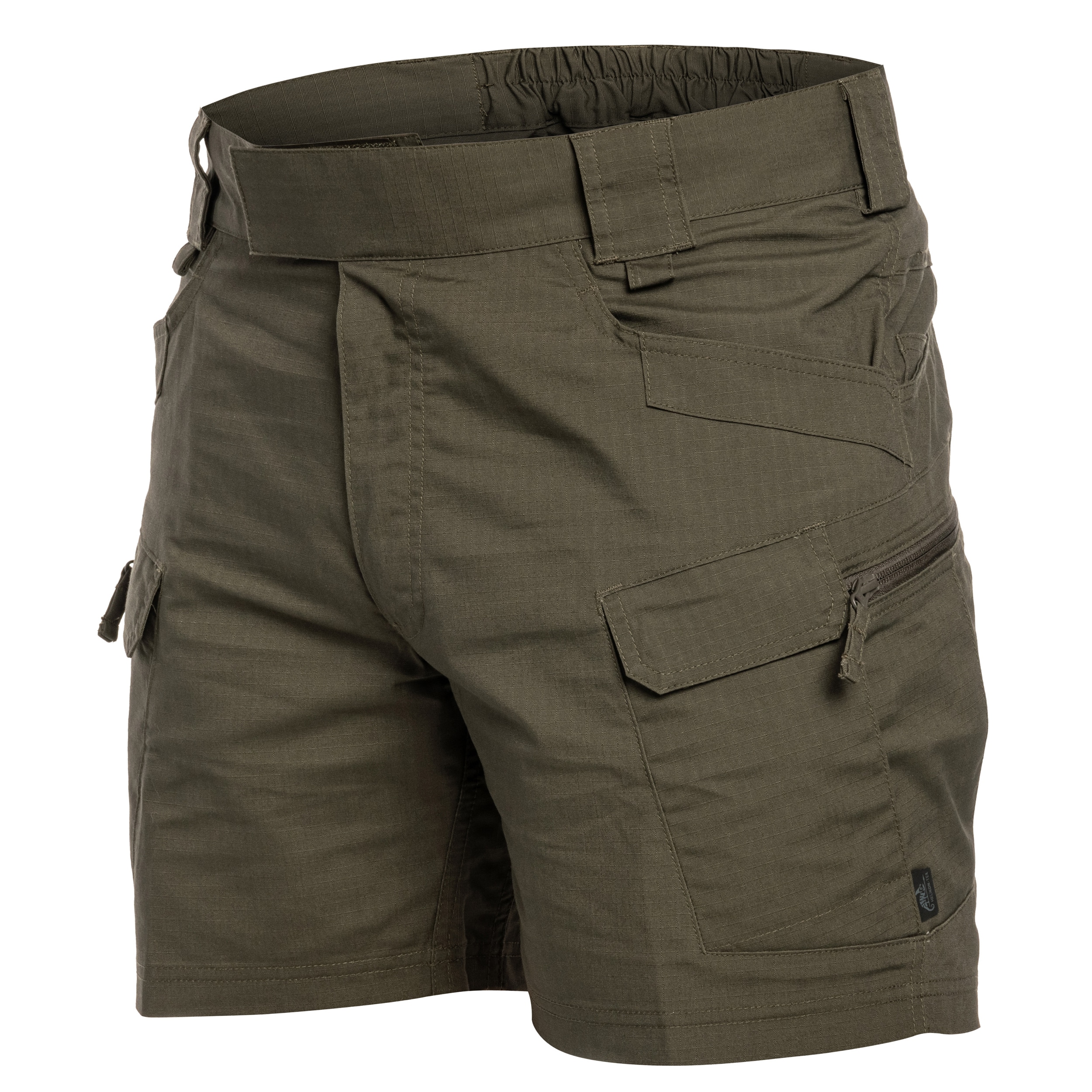 Helikon-Tex UTS PolyCotton Stretch Rip-Stop 6" Shorts - Taiga Green