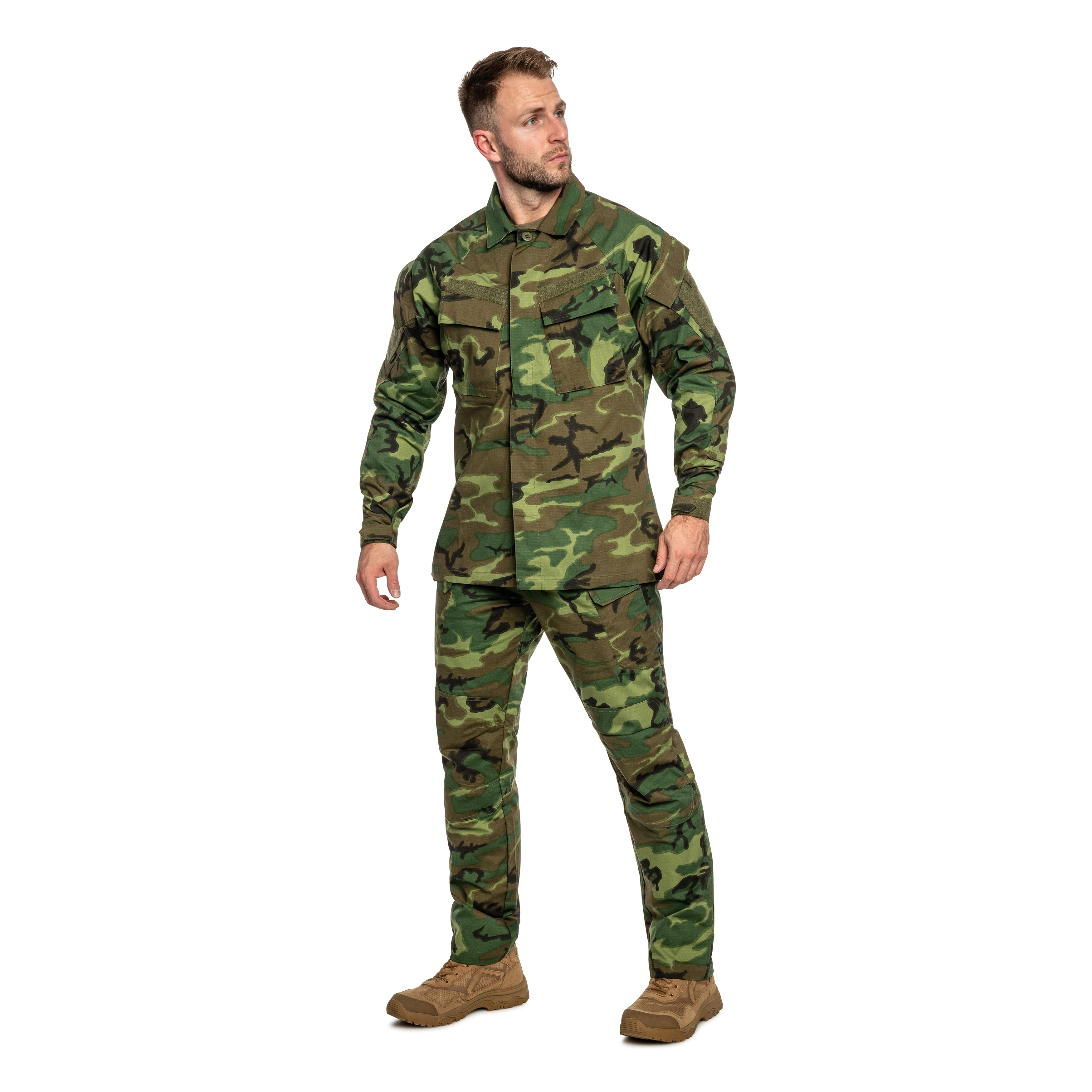 Helikon-Tex Raid Polycotton Stretch Rip-Stop -pusero - ERDL