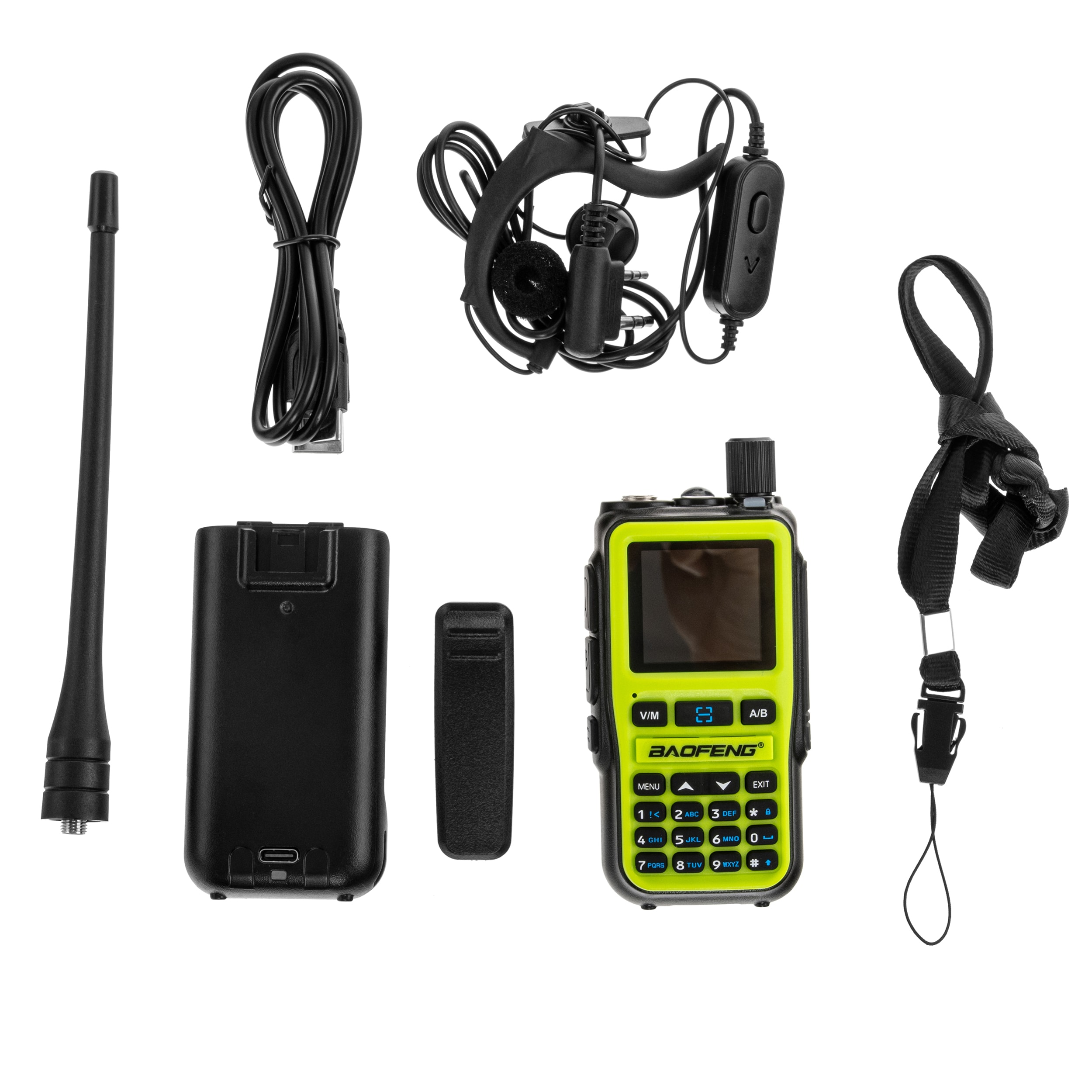 Baofeng UV-5R EU Mini Radiopuhelin 1600 mAh - Green