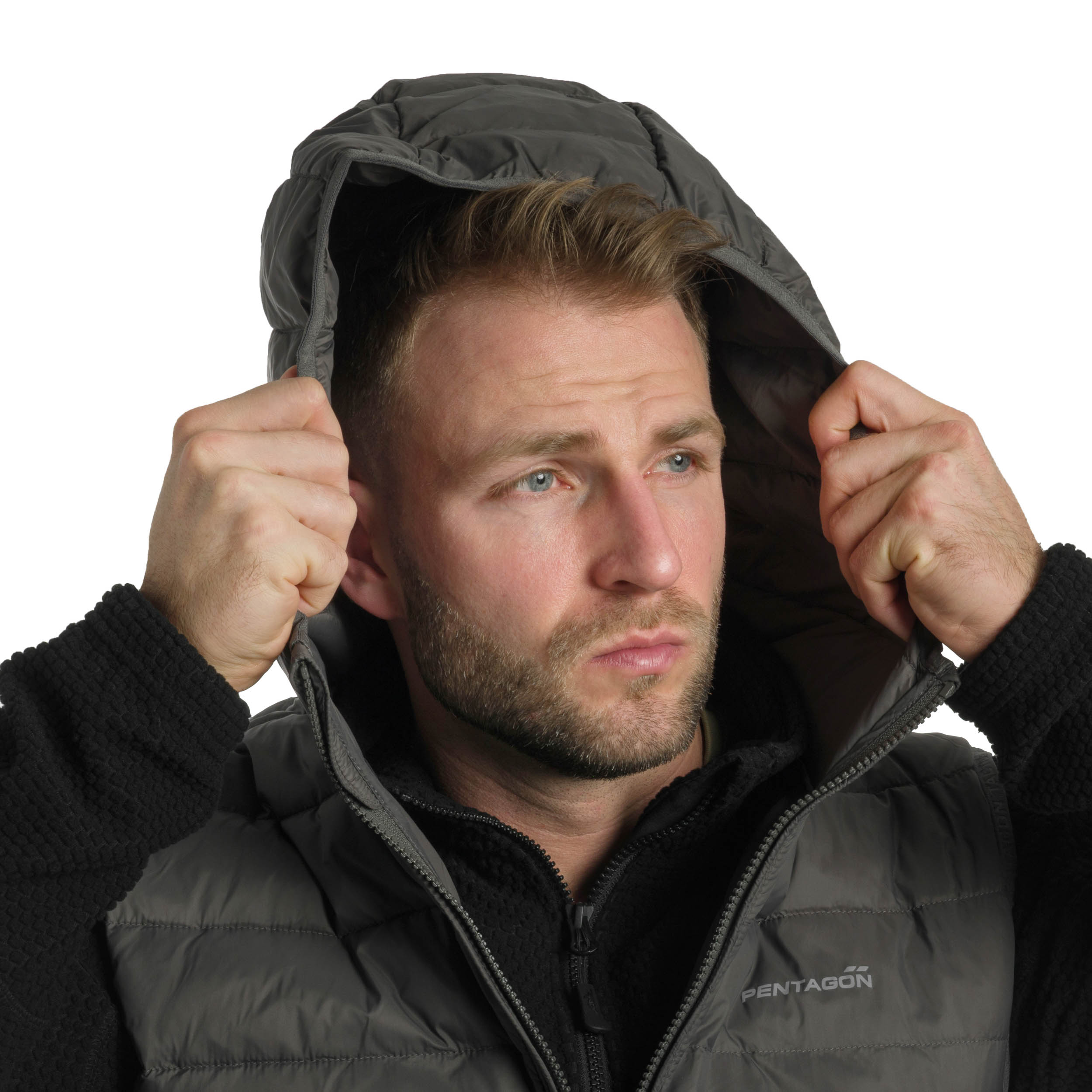 Pentagon Aurora Hood Vest 2.0 Hihaton liivi - Cinder Grey