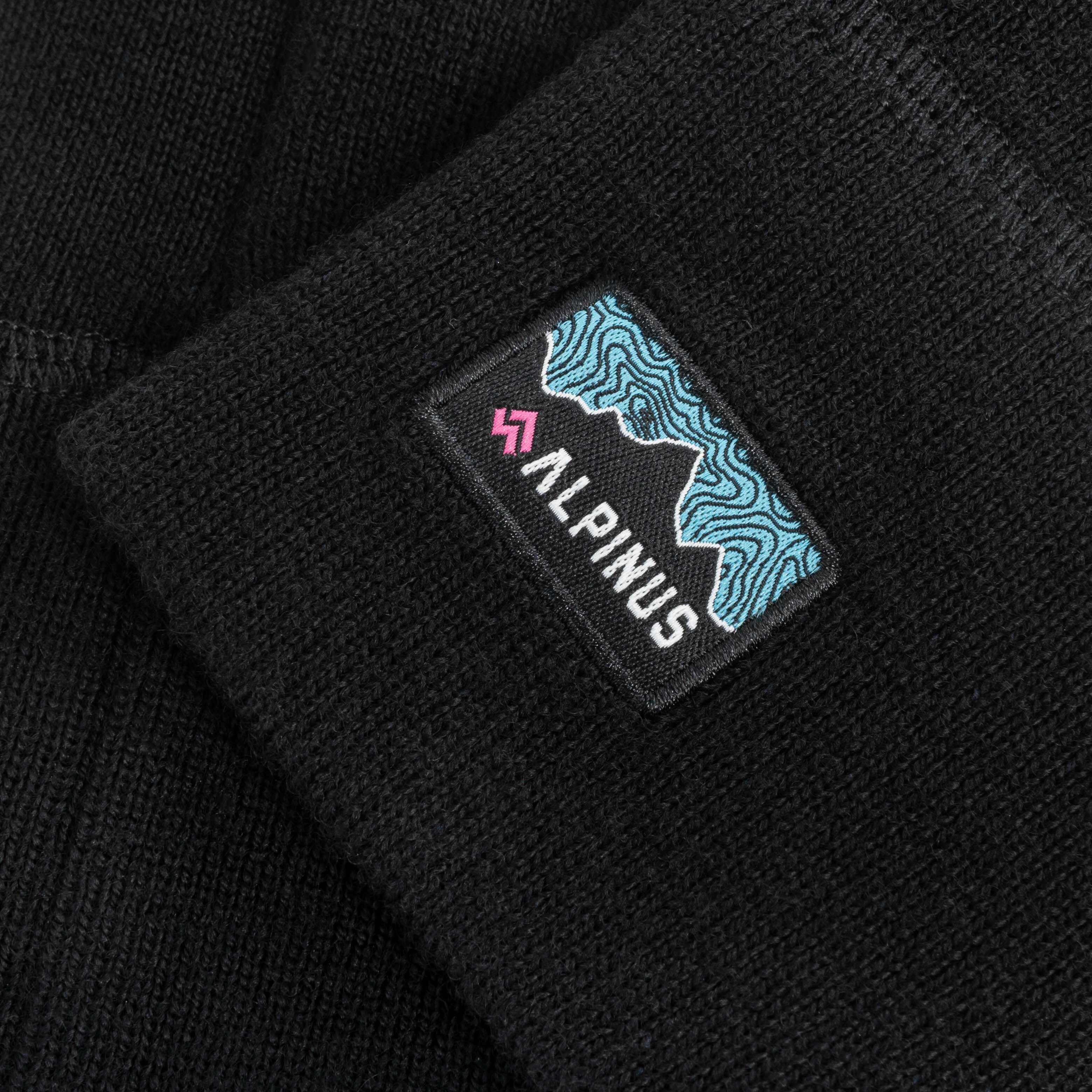 Alpinus Merino Bleik Pipo - Black