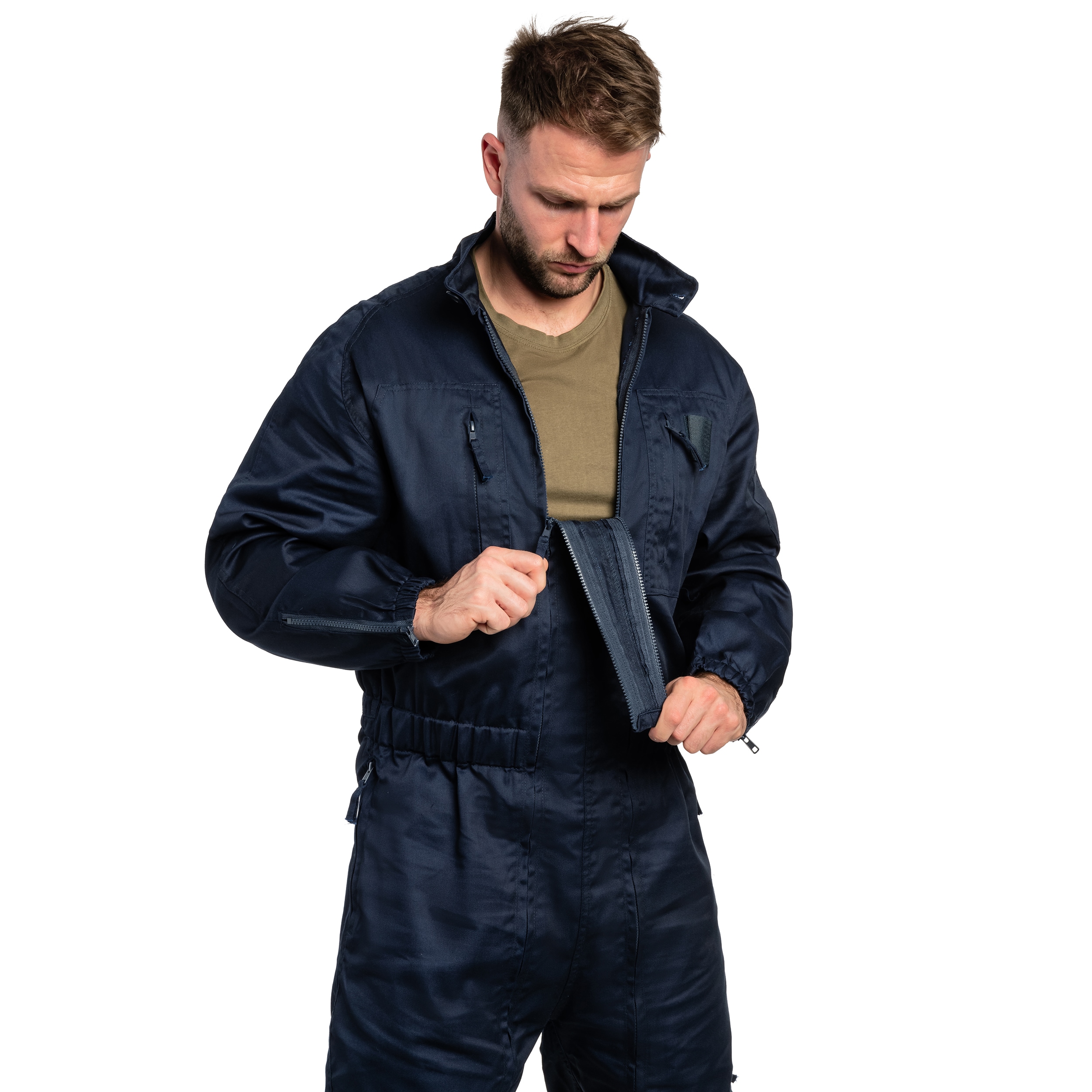 Brandit Flight Suit Haalari - Navy Blue