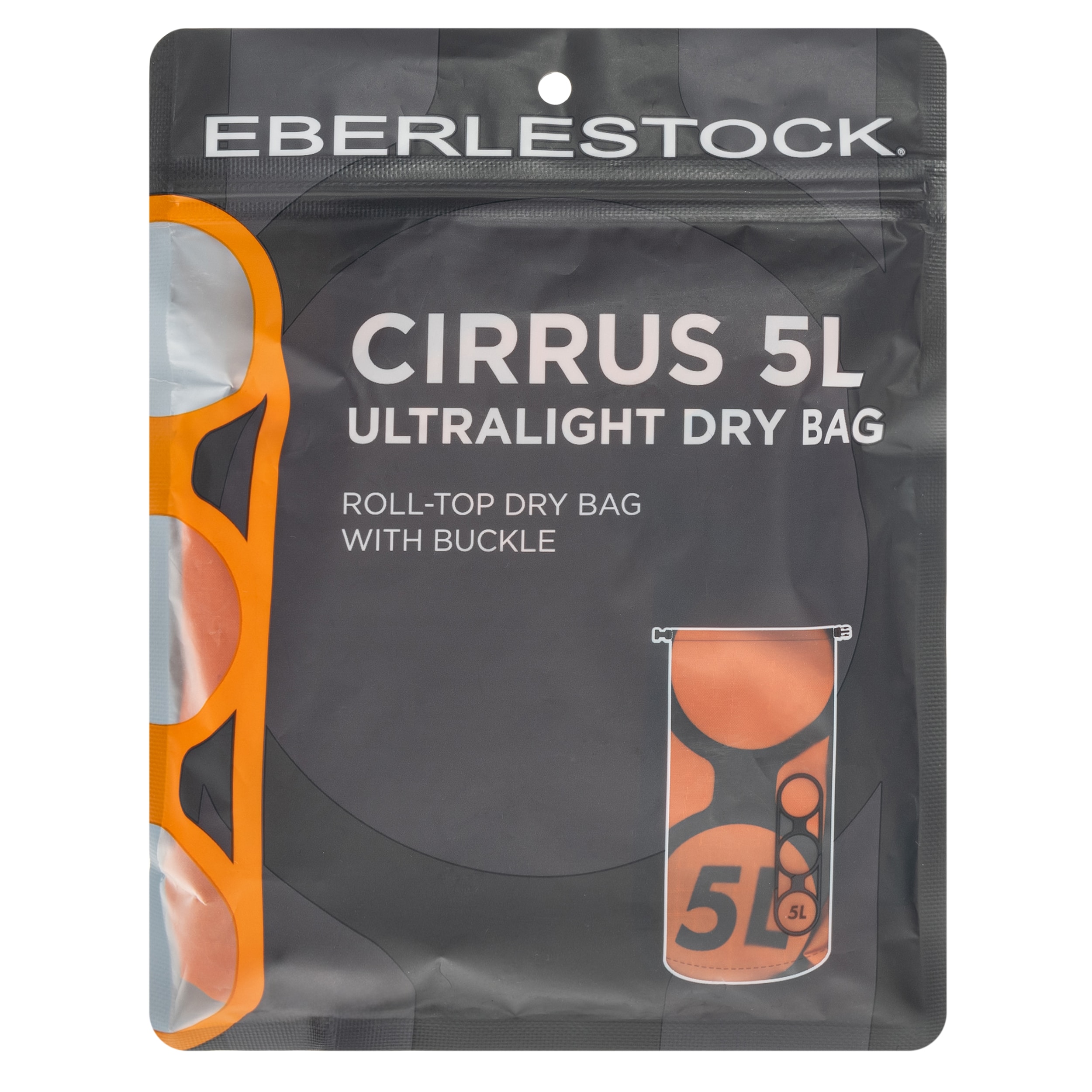 Eberlestock Cirrus Ultralight Dry Bag vedenpitävä säkki 5 l - Orange