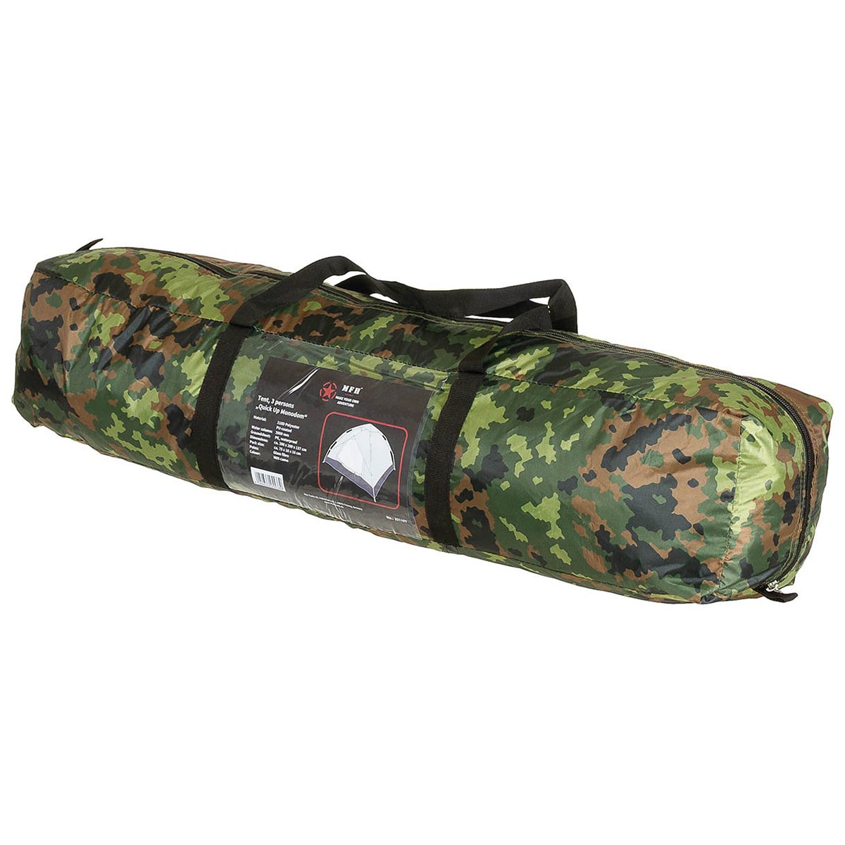 MFH Quick Up Monodom 3 hengen teltta - M05 Finnish Woodland Camo