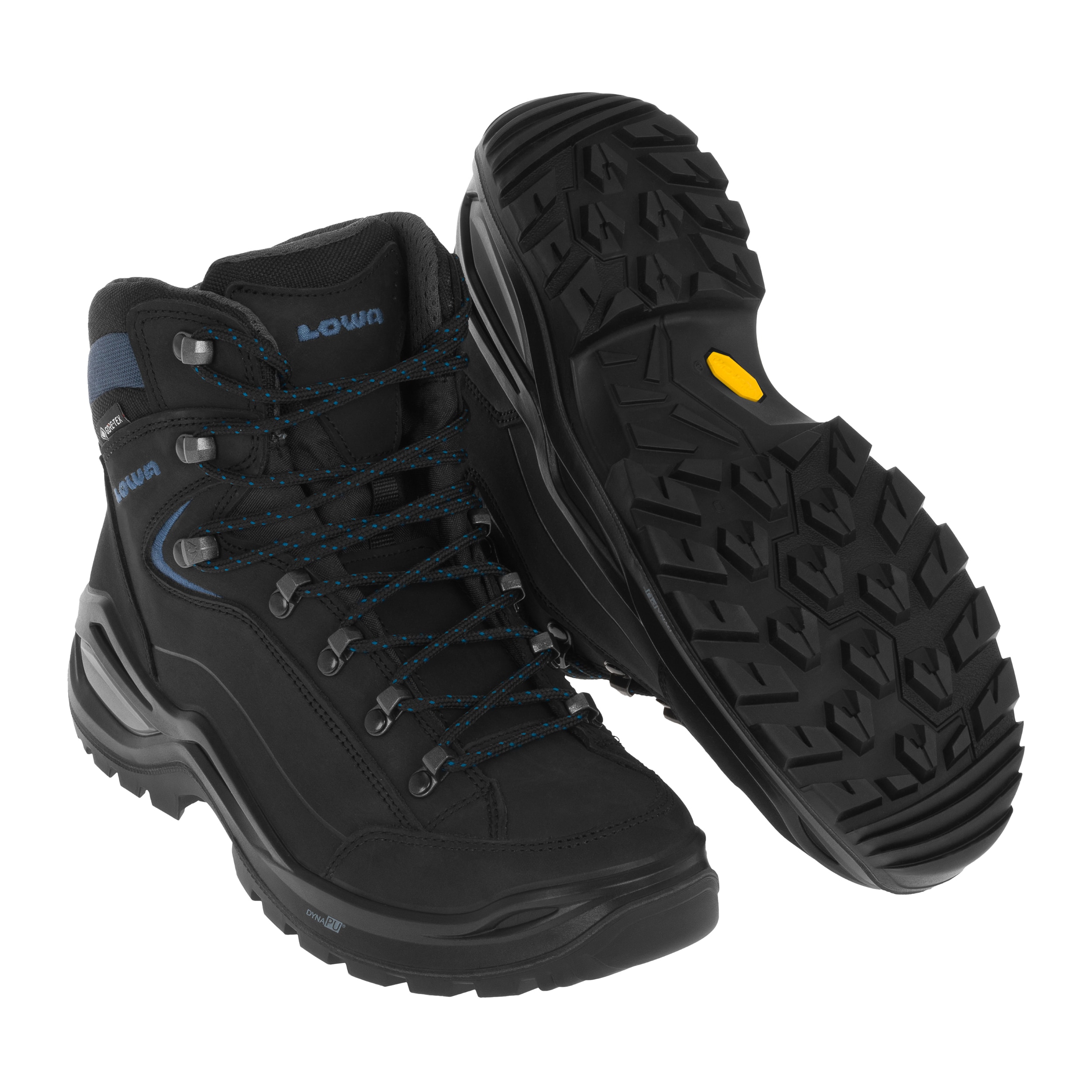 Lowa Renegade EVO GTX MID Naisten Kengät - Black/Blue