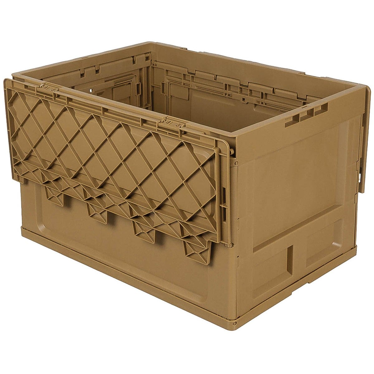 MFH Taitettava Kuljetuslaatikko 60 l - Khaki