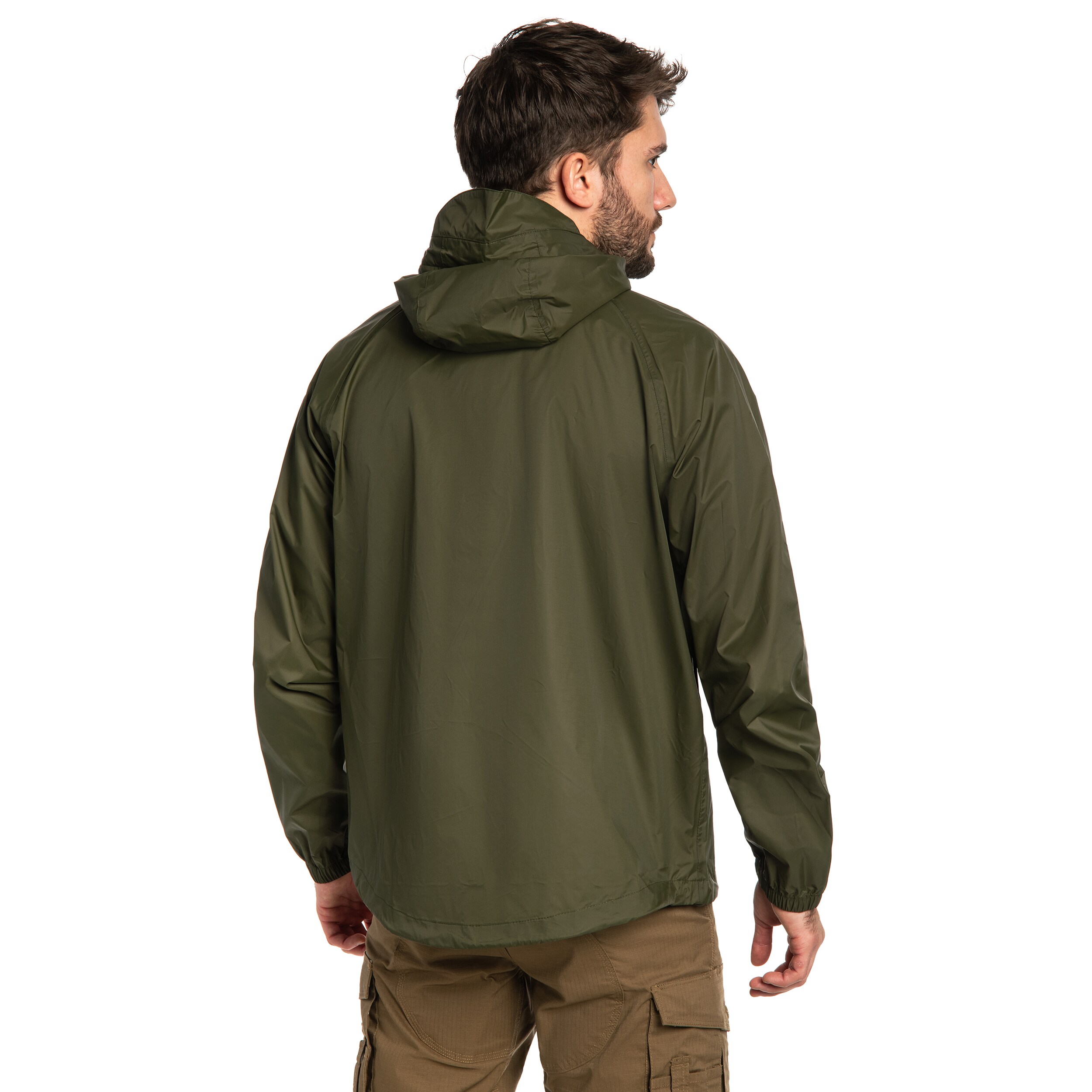 Mil-Tec Wet Weather Jacket Quickpack Takki - Olive Drab