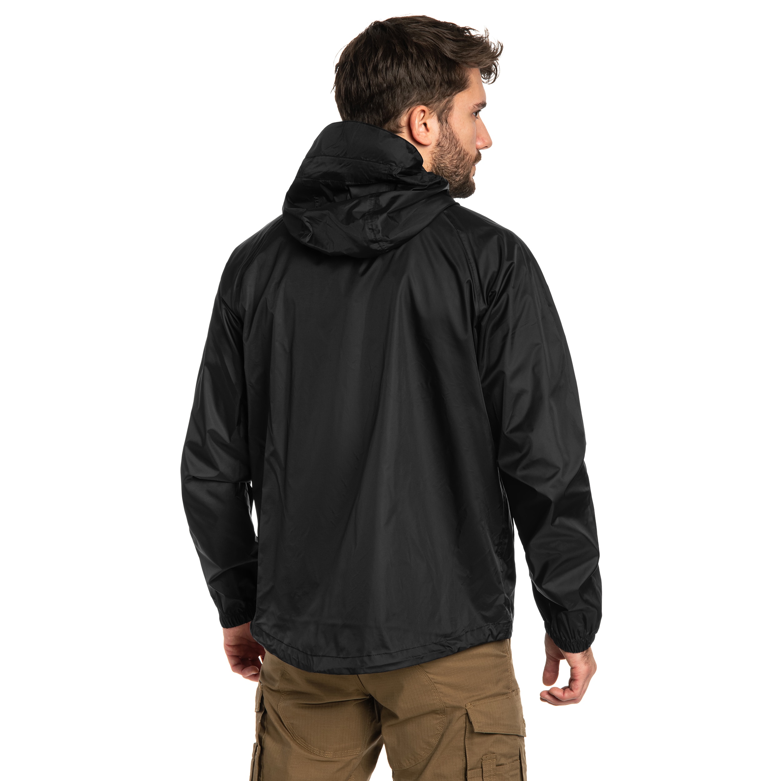 Mil-Tec Wet Weather Jacket Quickpack Takki - Black