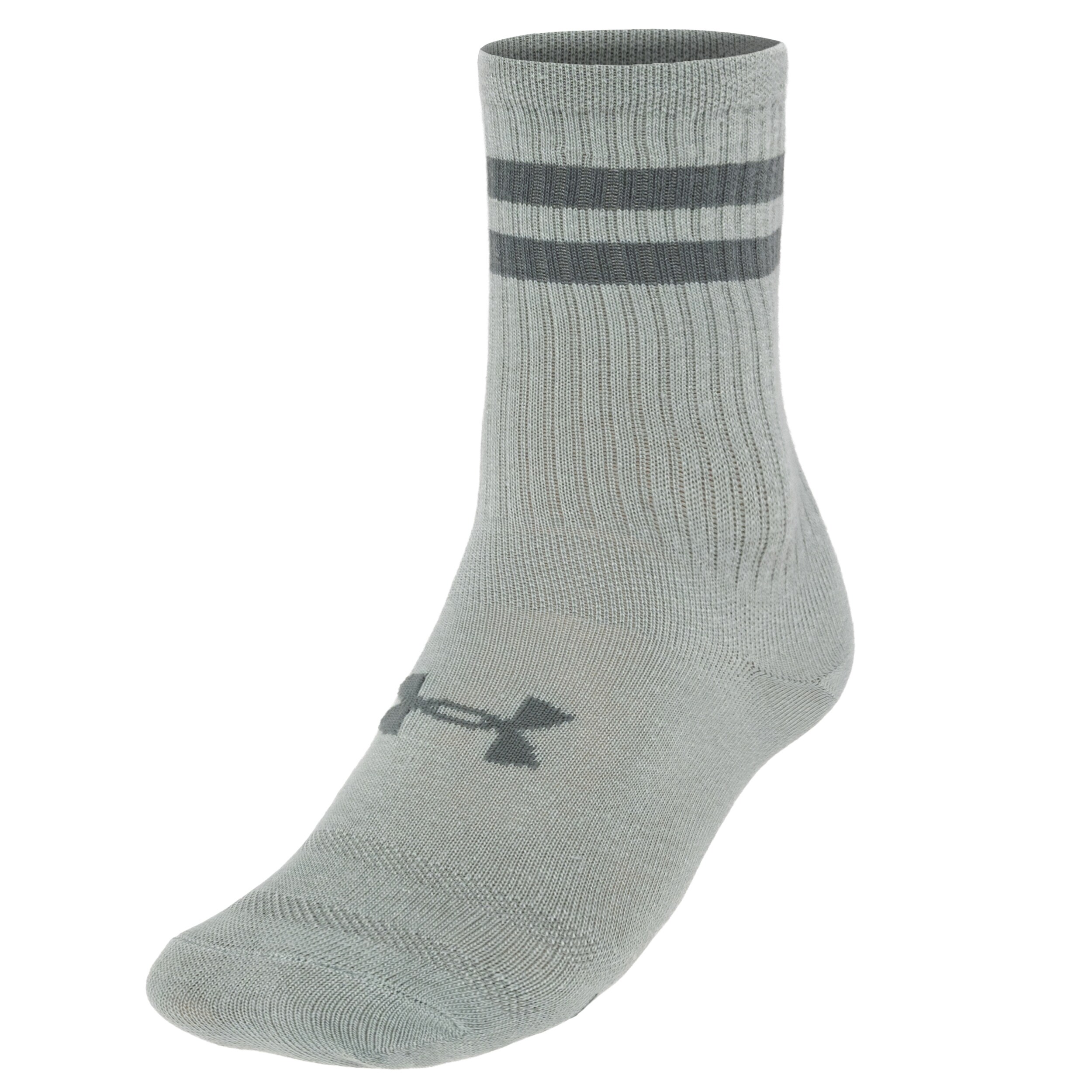 Under Armour Essential Crew Sukat 6 paria - Titanium / Clay Green
