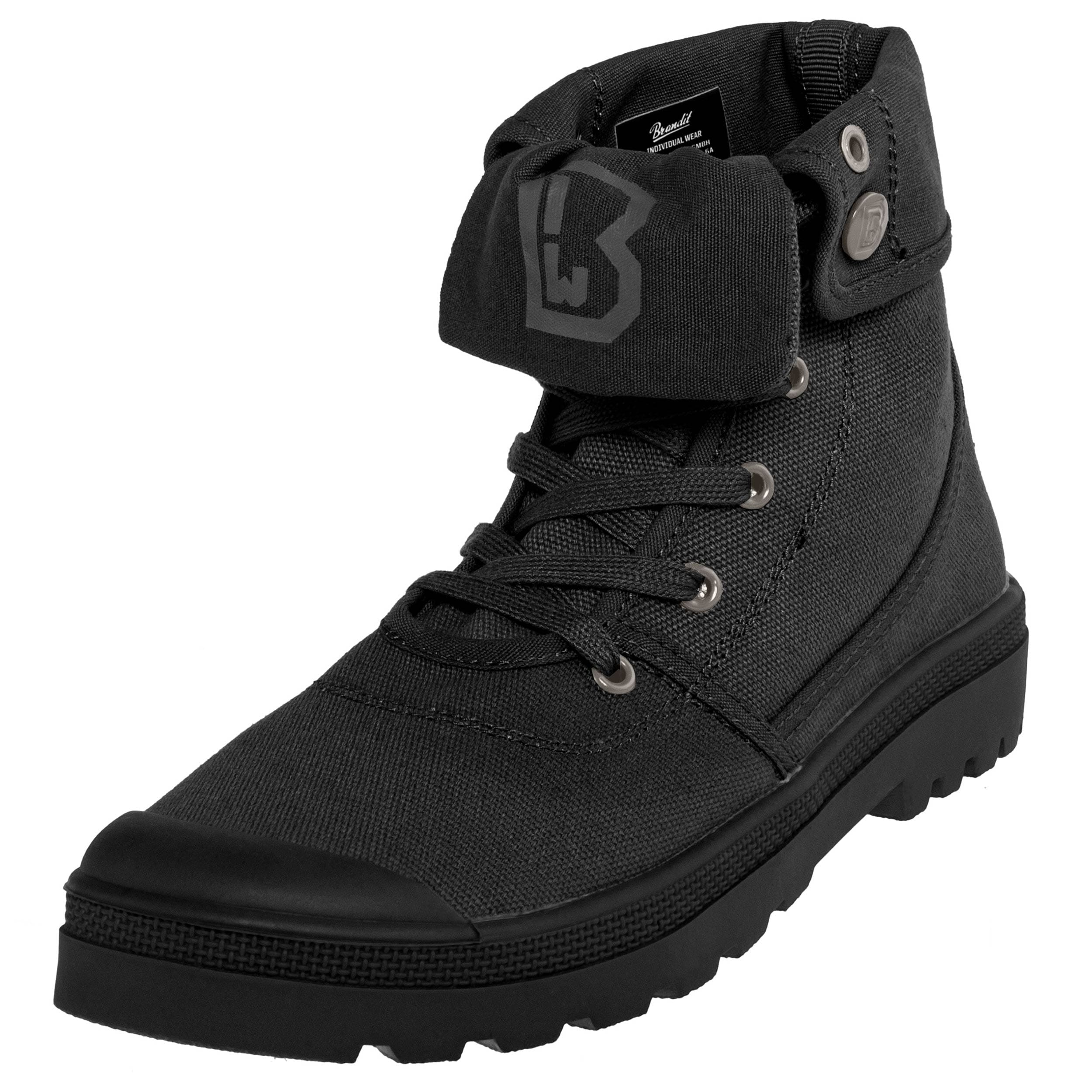 Brandit Military Canvas Sneaker High Kengät - Black