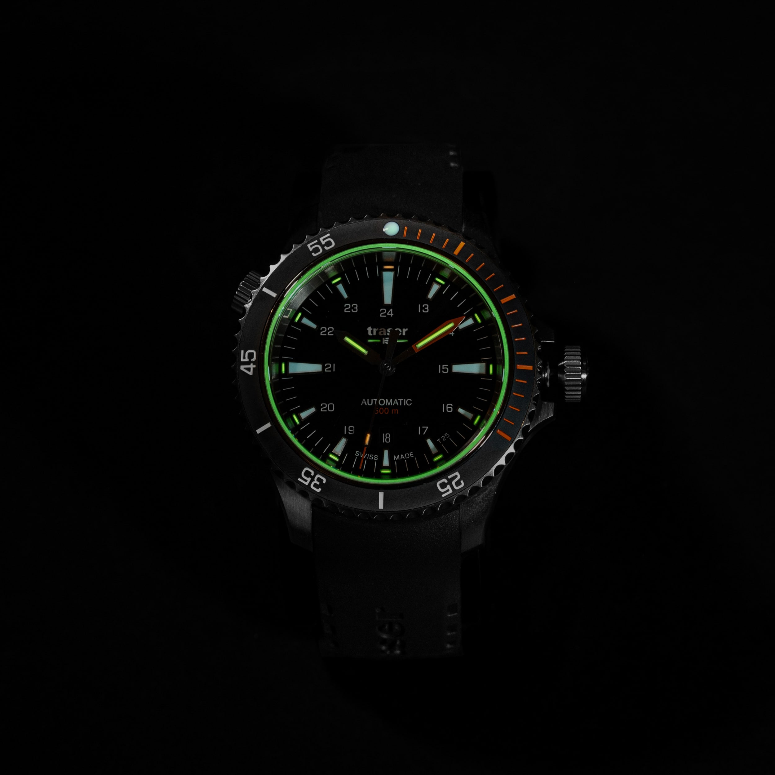 Traser P67 Diver Automatic Kellot - Black