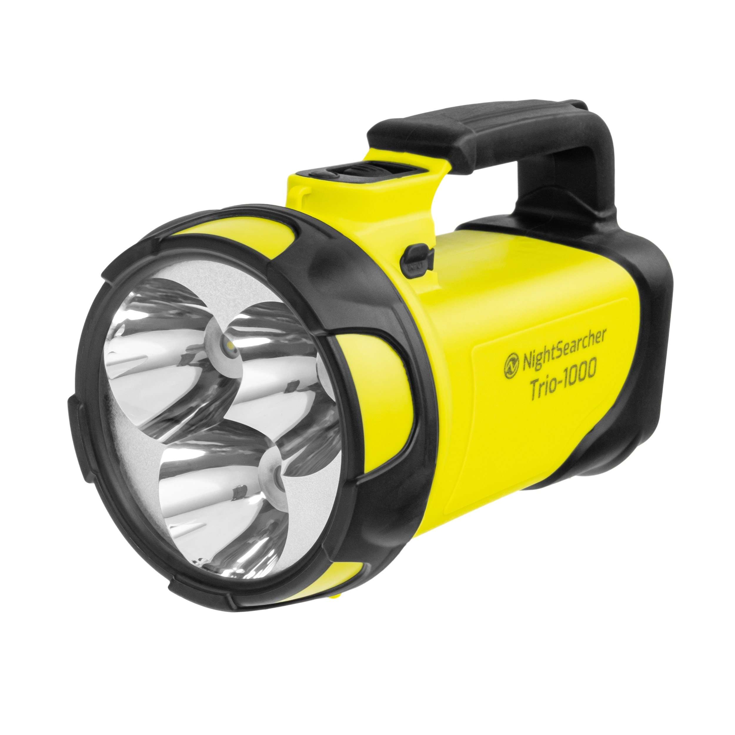 NightSearcher Trio-1000 Käsivalaisin 1000 lumens - Yellow/Grey