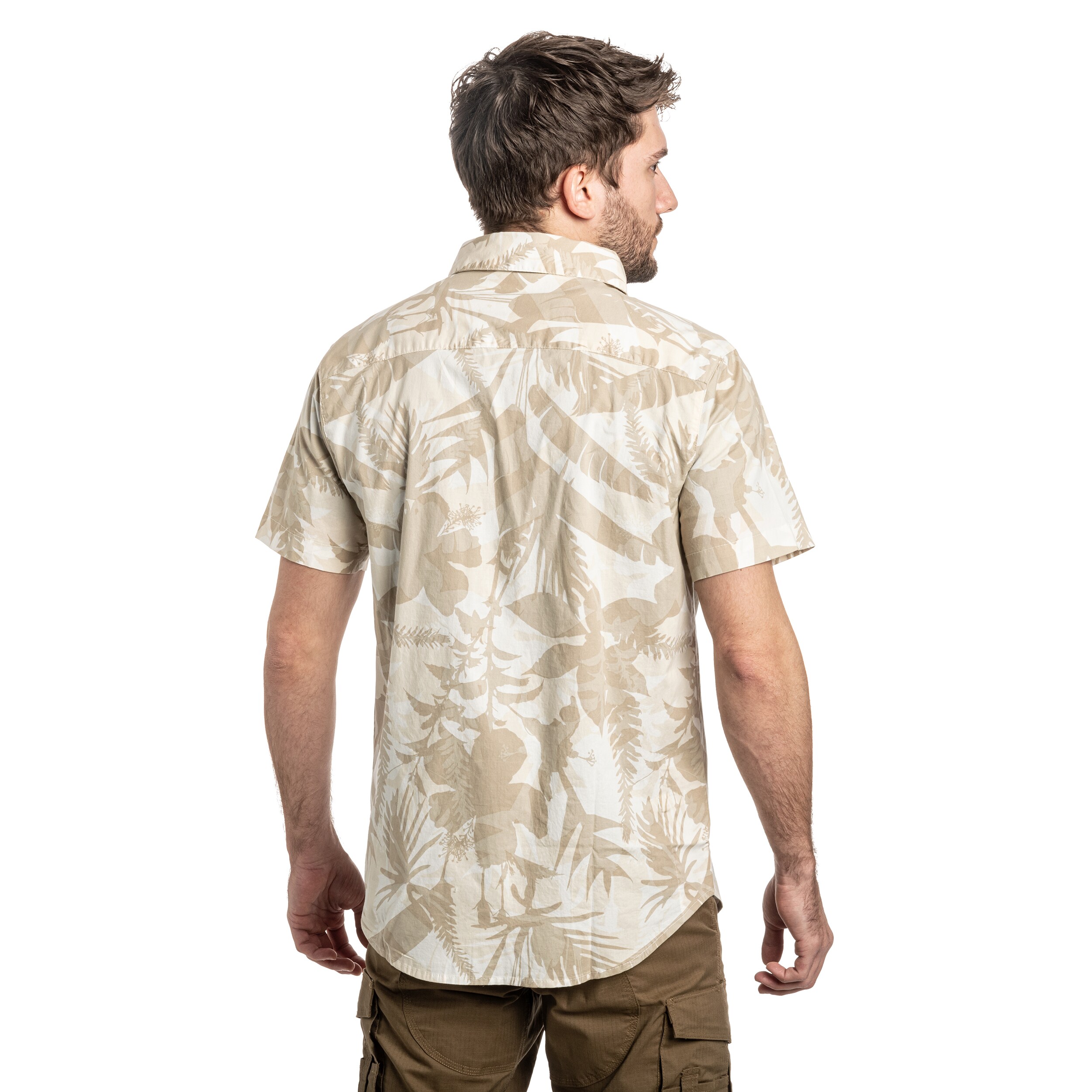 Columbia Rapid Rivers Printed Short Sleeve -paita - Sea Salt/Botaniflage