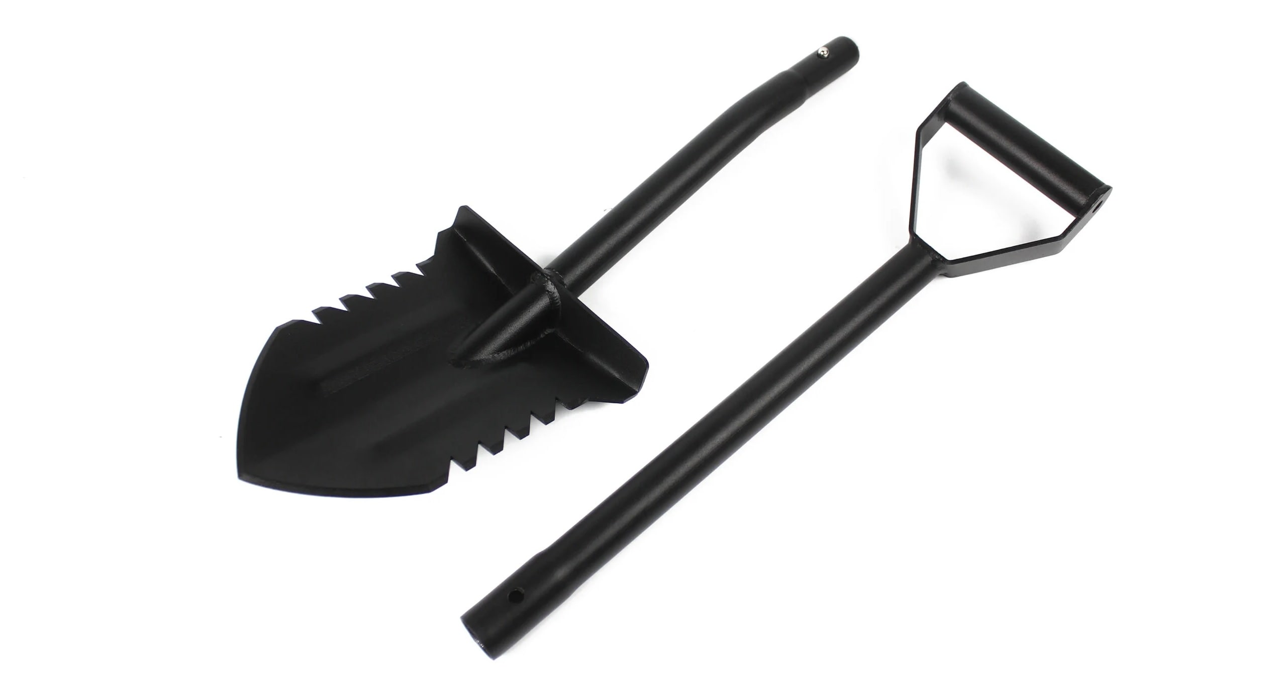 Swagier V1 Kokoontaitettava Karkaistu Lapio - Black