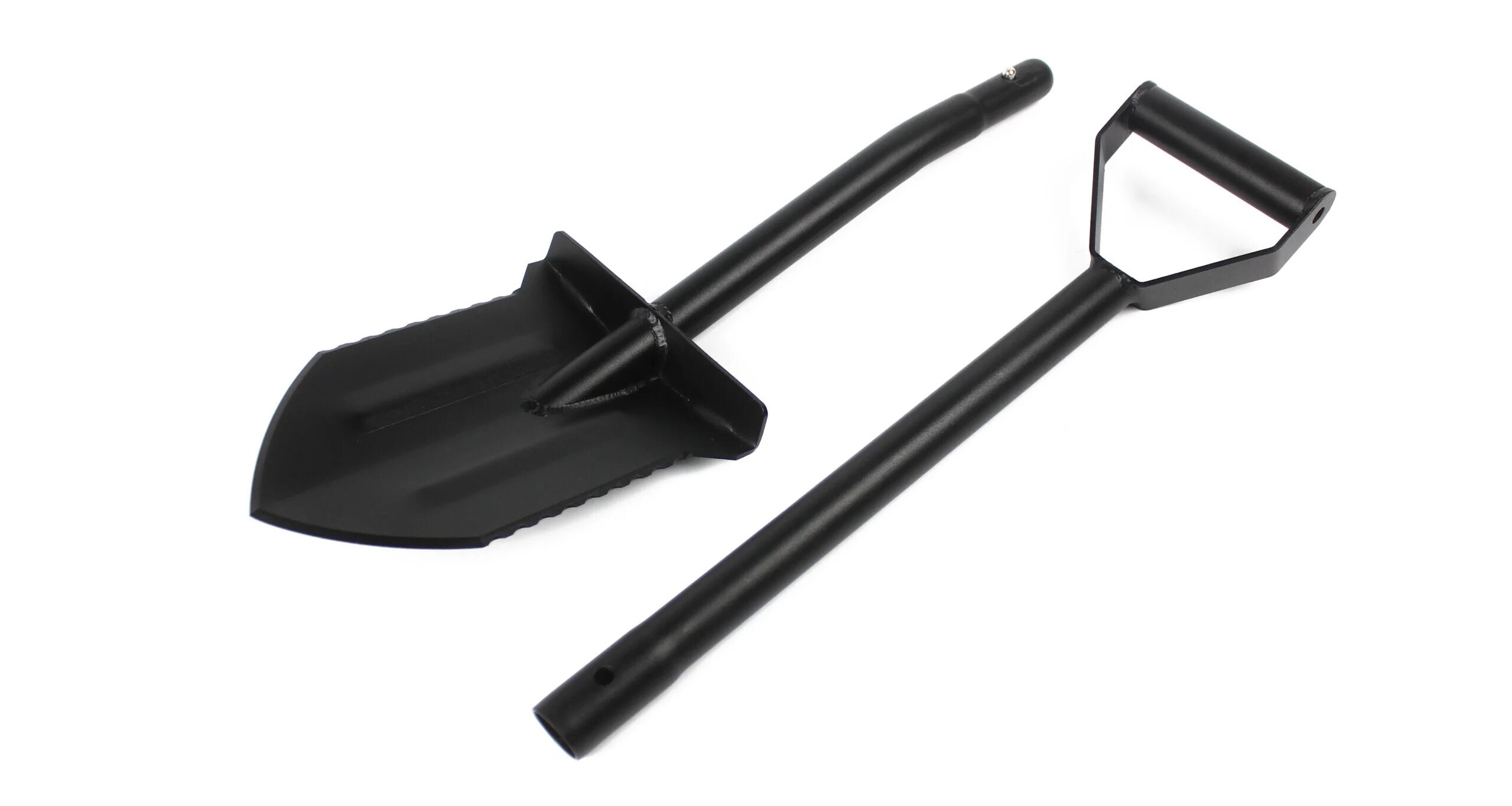 Swagier V2 Taitettava Karkaistu Kenttälapio - Black