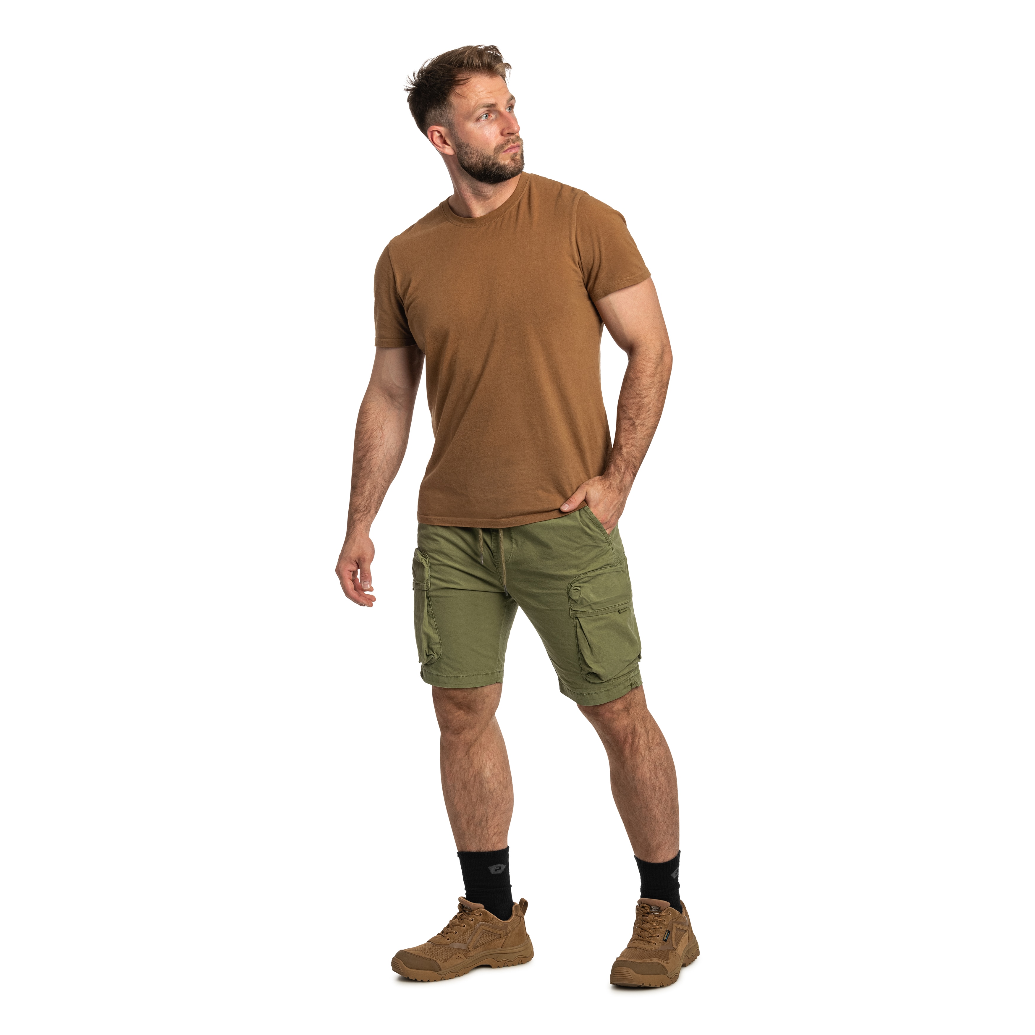 Alpha Industries Division Shorts - Olive