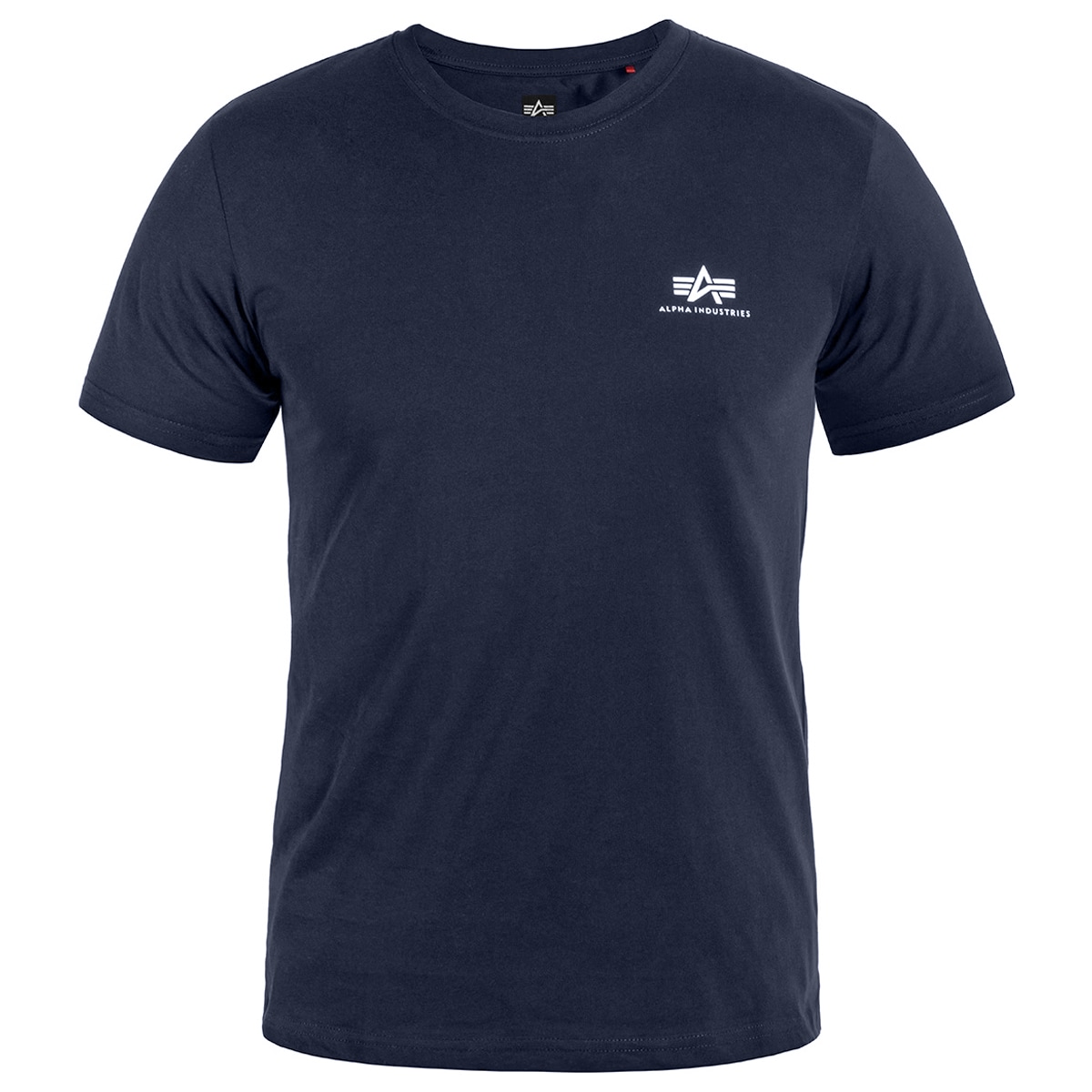 Alpha Industries Basic Small Logo T-paita - Replica Blue