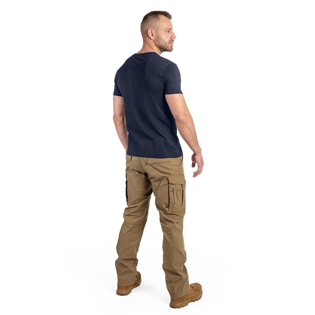 Alpha Industries Basic Small Logo T-paita - Replica Blue