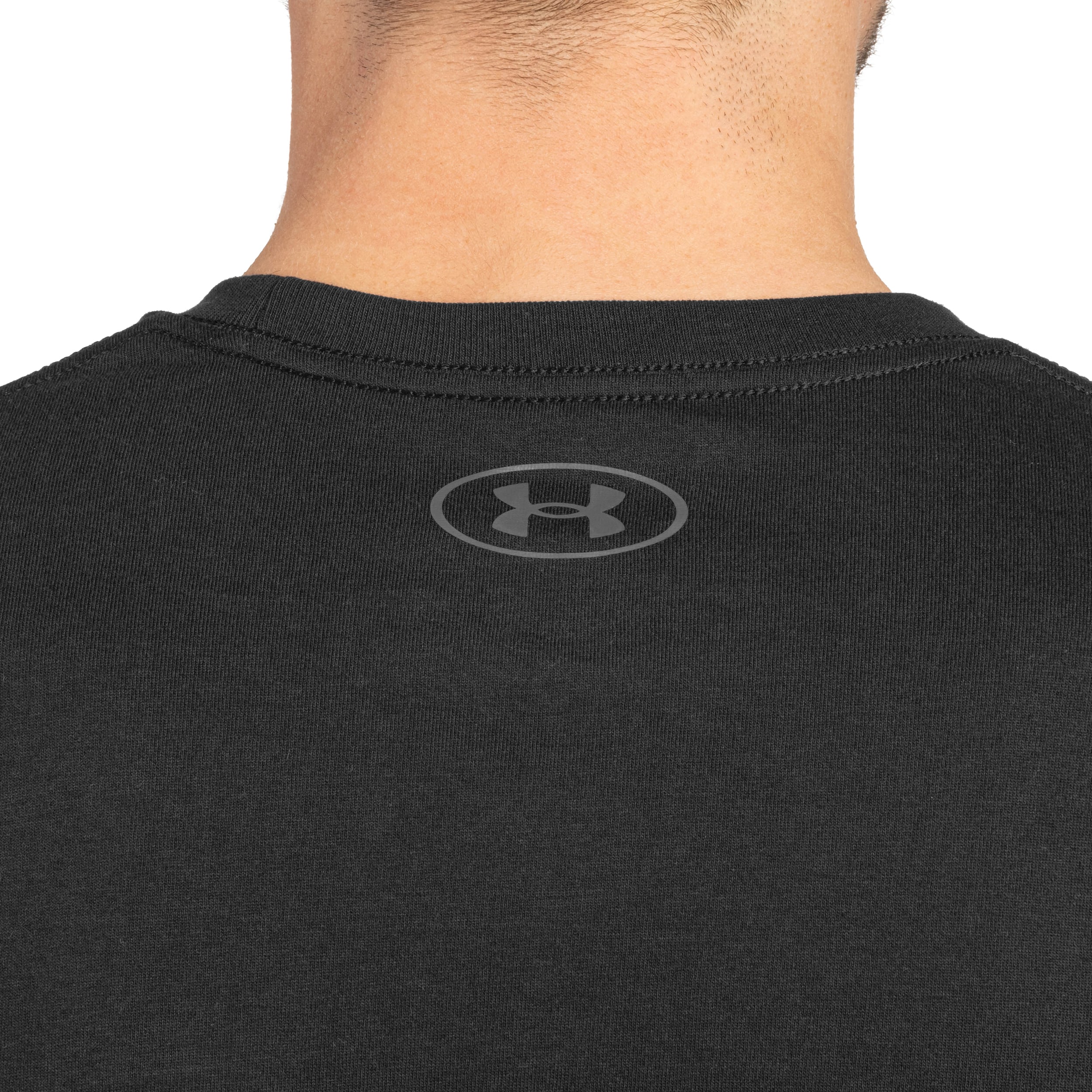 Under Armour Left Chest Long Sleeve - Black/Pitch Gray lämpöpaita